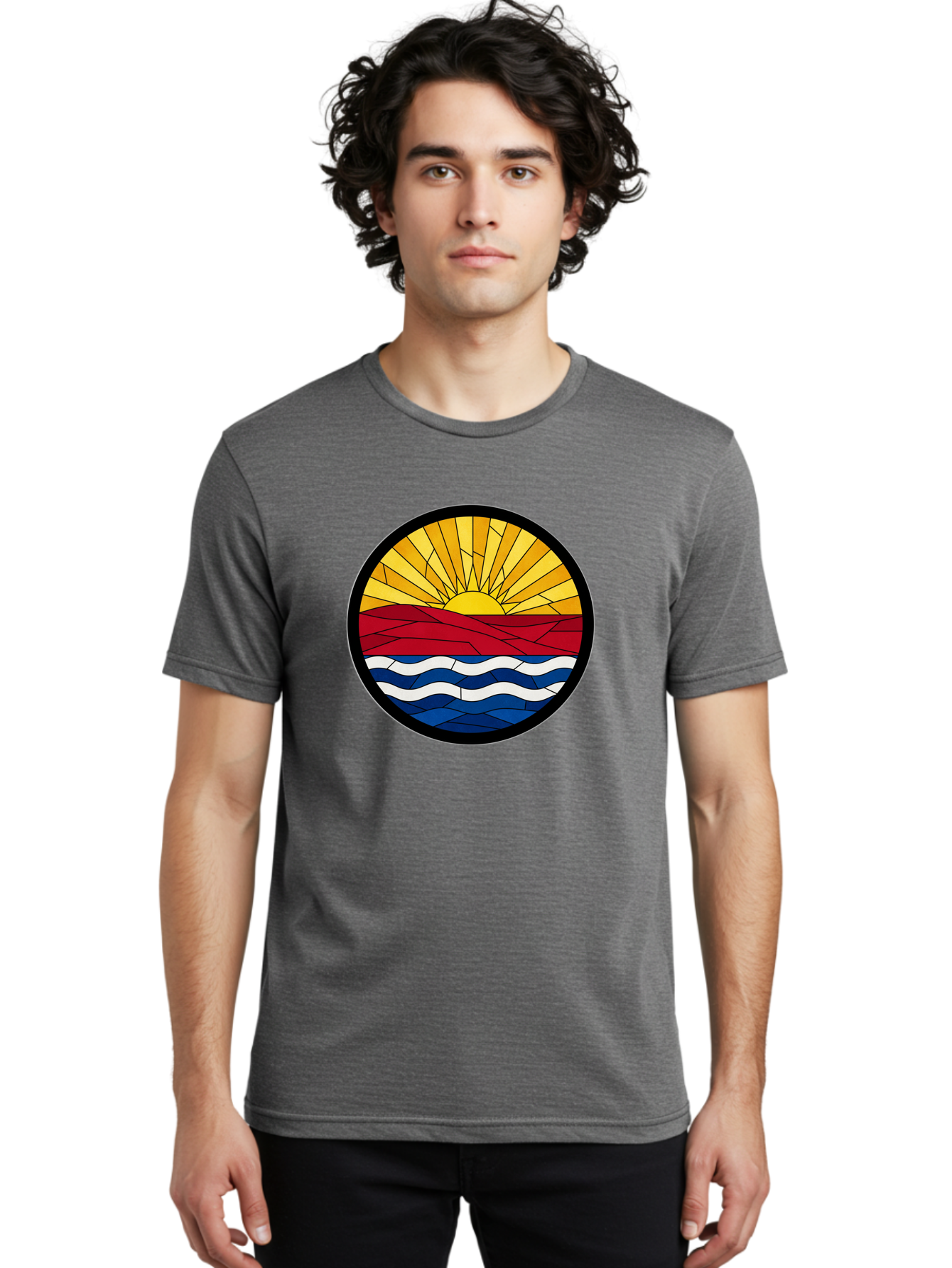 Sunset-Waves Men'S Graphic Tee, 100% Cotton, Comfortable Casual Summer Wear, Machine Washable, Vintage Camera, Old Camera, Antique Camera, Black Camera, Classic Photography, Photography Equipment, Nostalgic Device, Film Camera, Camera Art Bah210