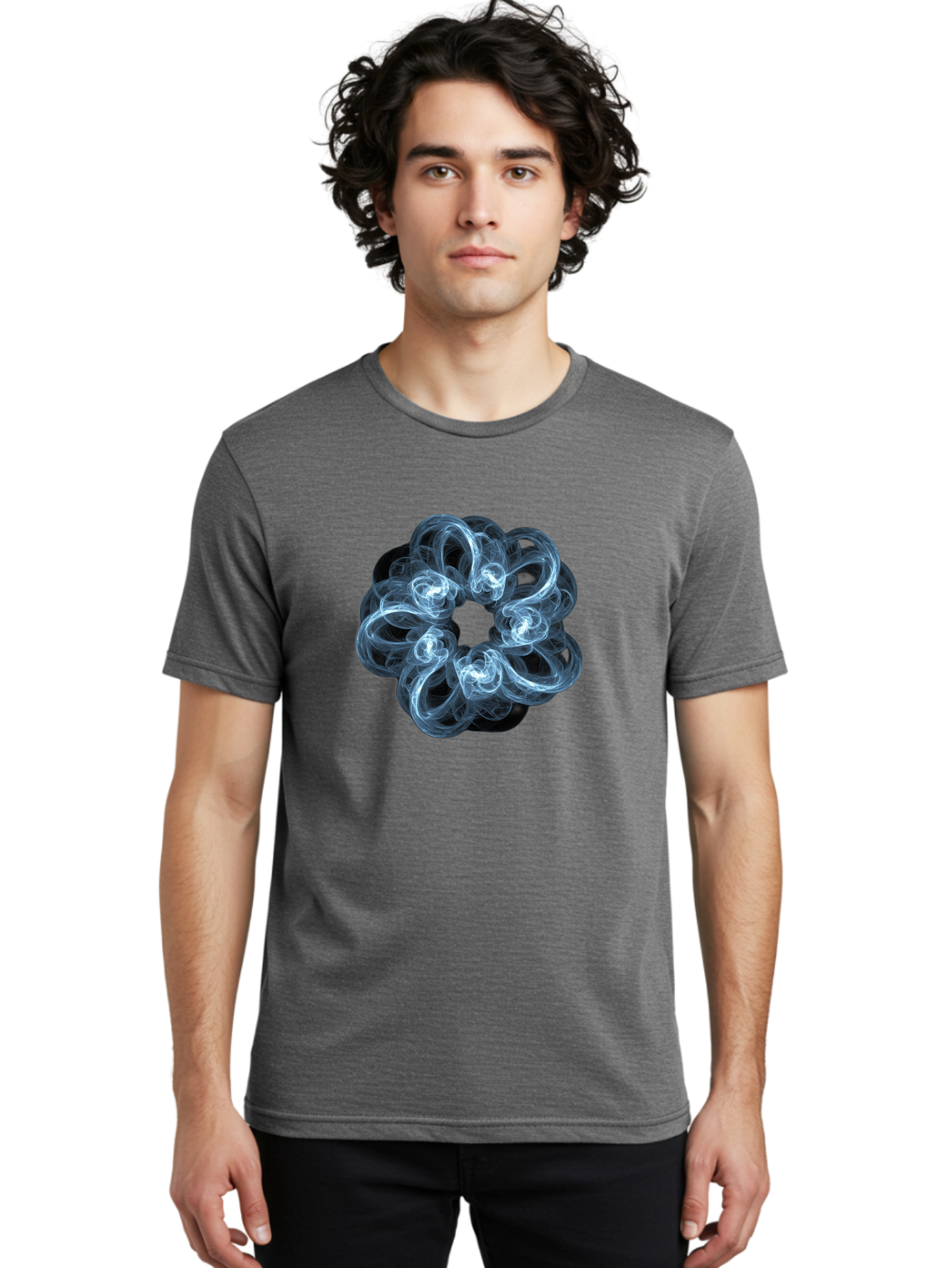 Swirling-Vortex-Design Men'S Graphic Tee, 100% Cotton, Comfortable Casual Summer Wear, Machine Washable, Vintage Camera, Old Camera, Antique Camera, Black Camera, Classic Photography, Photography Equipment, Nostalgic Device, Film Camera, Bah216