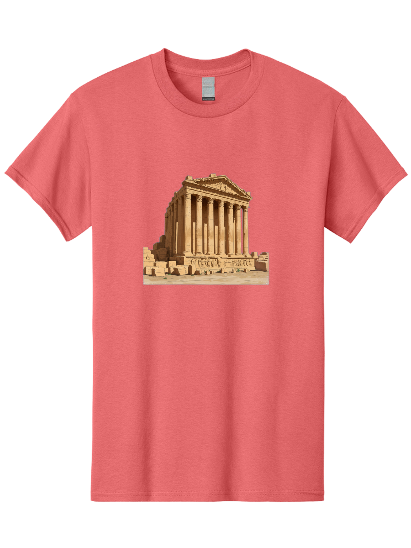 Temple-Of-Baalshamin-1 Men'S Graphic Tee, 100% Cotton, Comfortable Casual Summer Wear, Machine Washable, Vintage Camera, Old Camera, Antique Camera, Black Camera, Classic Photography, Photography Equipment, Nostalgic Device, Film Camera, Bah230