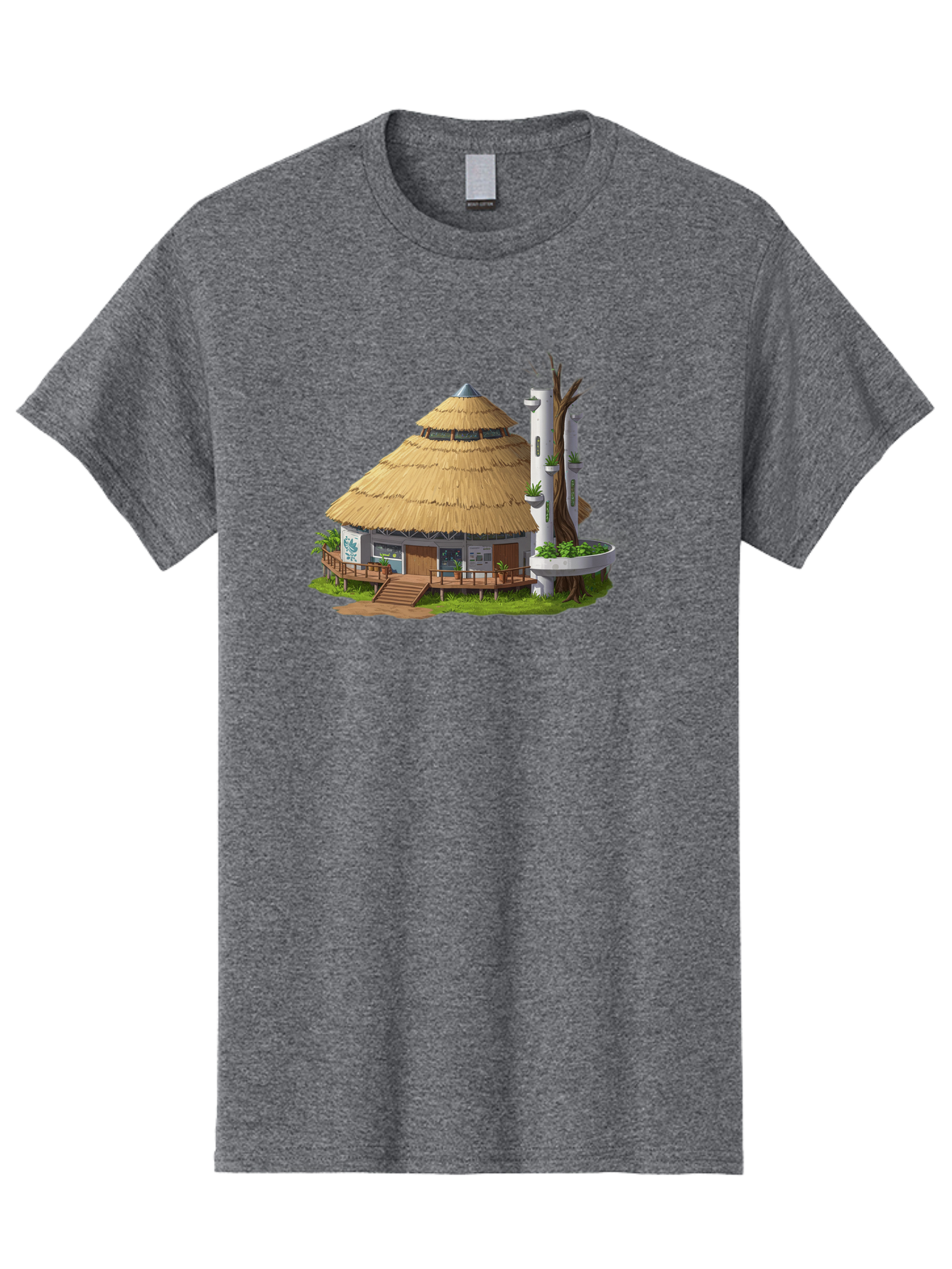 Thatched-Roof-Hut Men'S Graphic Tee, 100% Cotton, Comfortable Casual Summer Wear, Machine Washable, Vintage Camera, Old Camera, Antique Camera, Black Camera, Classic Photography, Photography Equipment, Nostalgic Device, Film Camera, Camera Art Bah245