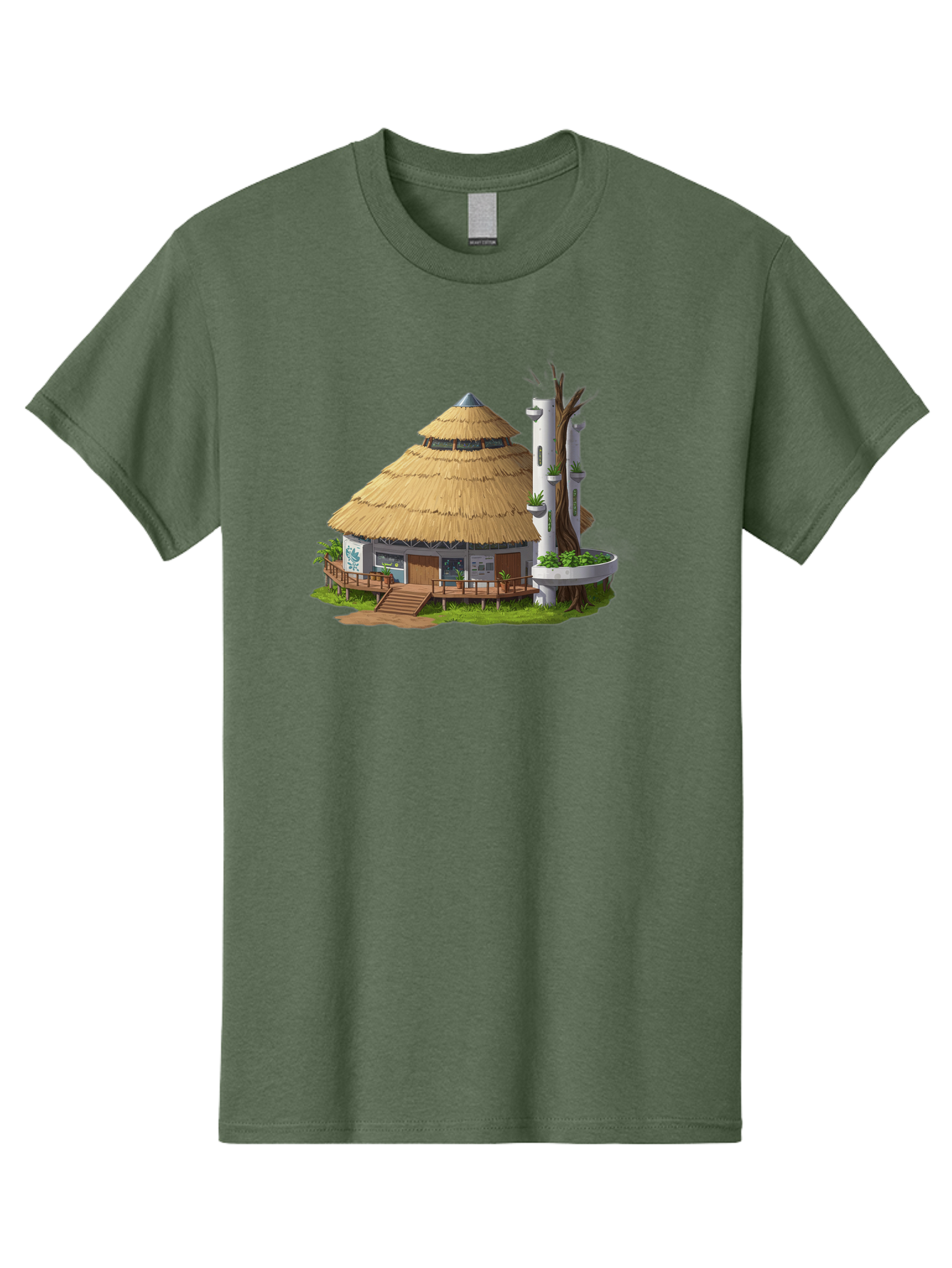 Thatched-Roof-Hut Men'S Graphic Tee, 100% Cotton, Comfortable Casual Summer Wear, Machine Washable, Vintage Camera, Old Camera, Antique Camera, Black Camera, Classic Photography, Photography Equipment, Nostalgic Device, Film Camera, Camera Art Bah245