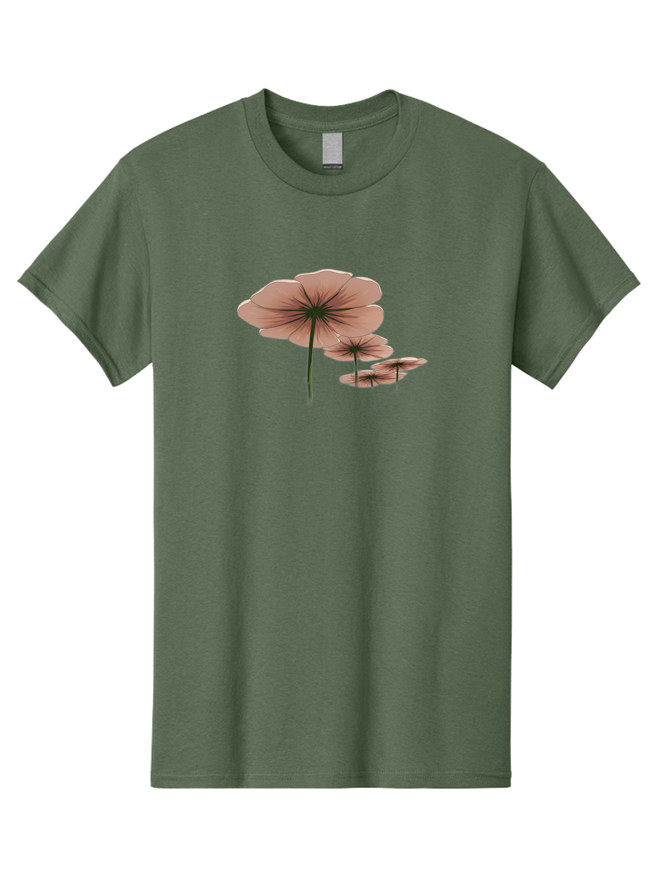 Three-Pink-Flowers Men'S Graphic Tee, 100% Cotton, Comfortable Casual Summer Wear, Machine Washable, Vintage Camera, Old Camera, Antique Camera, Black Camera, Classic Photography, Photography Equipment, Nostalgic Device, Film Camera, Bah253