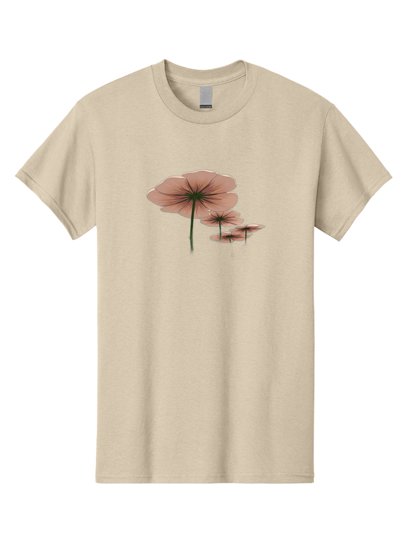Three-Pink-Flowers Men'S Graphic Tee, 100% Cotton, Comfortable Casual Summer Wear, Machine Washable, Vintage Camera, Old Camera, Antique Camera, Black Camera, Classic Photography, Photography Equipment, Nostalgic Device, Film Camera, Bah253