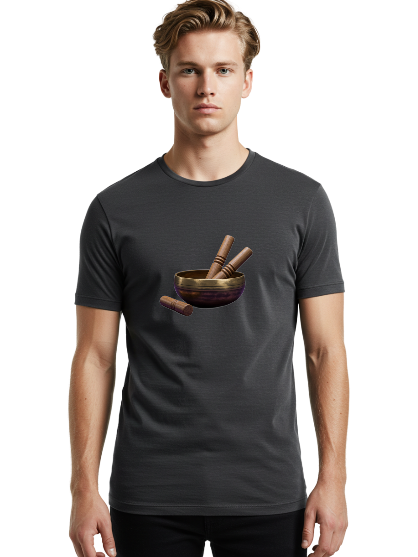 Tibetan-Singing-Bowl Men'S Graphic Tee, 100% Cotton, Comfortable Casual Summer Wear, Machine Washable, Vintage Camera, Old Camera, Antique Camera, Black Camera, Classic Photography, Photography Equipment, Nostalgic Device, Film Camera, Bah257