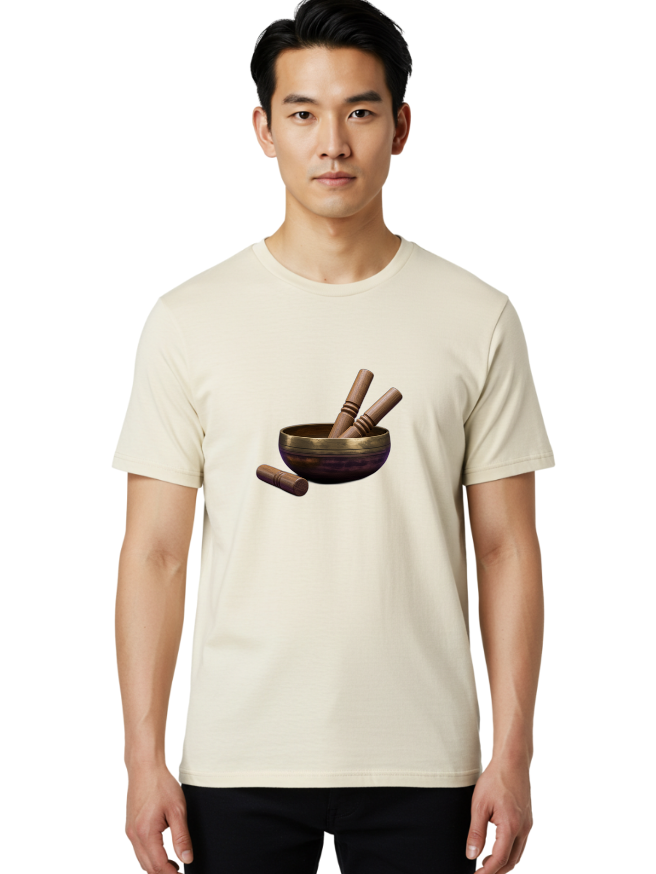 Tibetan-Singing-Bowl Men'S Graphic Tee, 100% Cotton, Comfortable Casual Summer Wear, Machine Washable, Vintage Camera, Old Camera, Antique Camera, Black Camera, Classic Photography, Photography Equipment, Nostalgic Device, Film Camera, Bah257