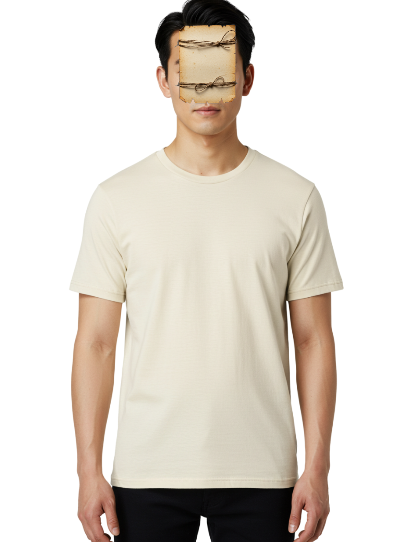 Tied-Parchment Men'S Graphic Tee, 100% Cotton, Comfortable Casual Summer Wear, Machine Washable, Vintage Camera, Old Camera, Antique Camera, Black Camera, Classic Photography, Photography Equipment, Nostalgic Device, Film Camera, Camera Art Bah263