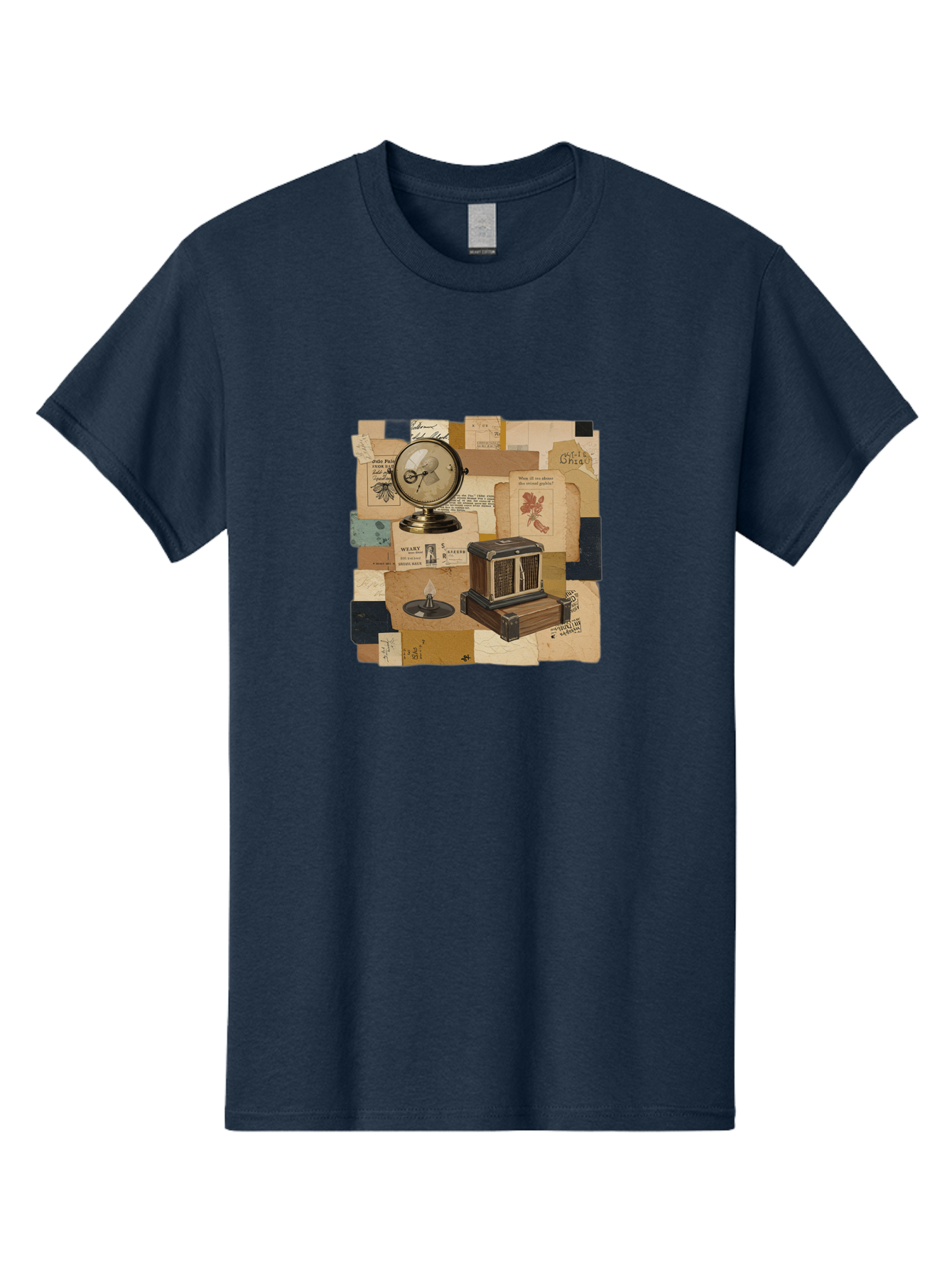 Timepiece-Cage-And-Candle Men'S Graphic Tee, 100% Cotton, Comfortable Casual Summer Wear, Machine Washable, Vintage Camera, Old Camera, Antique Camera, Black Camera, Classic Photography, Photography Equipment, Nostalgic Device, Film Camera, Bah265