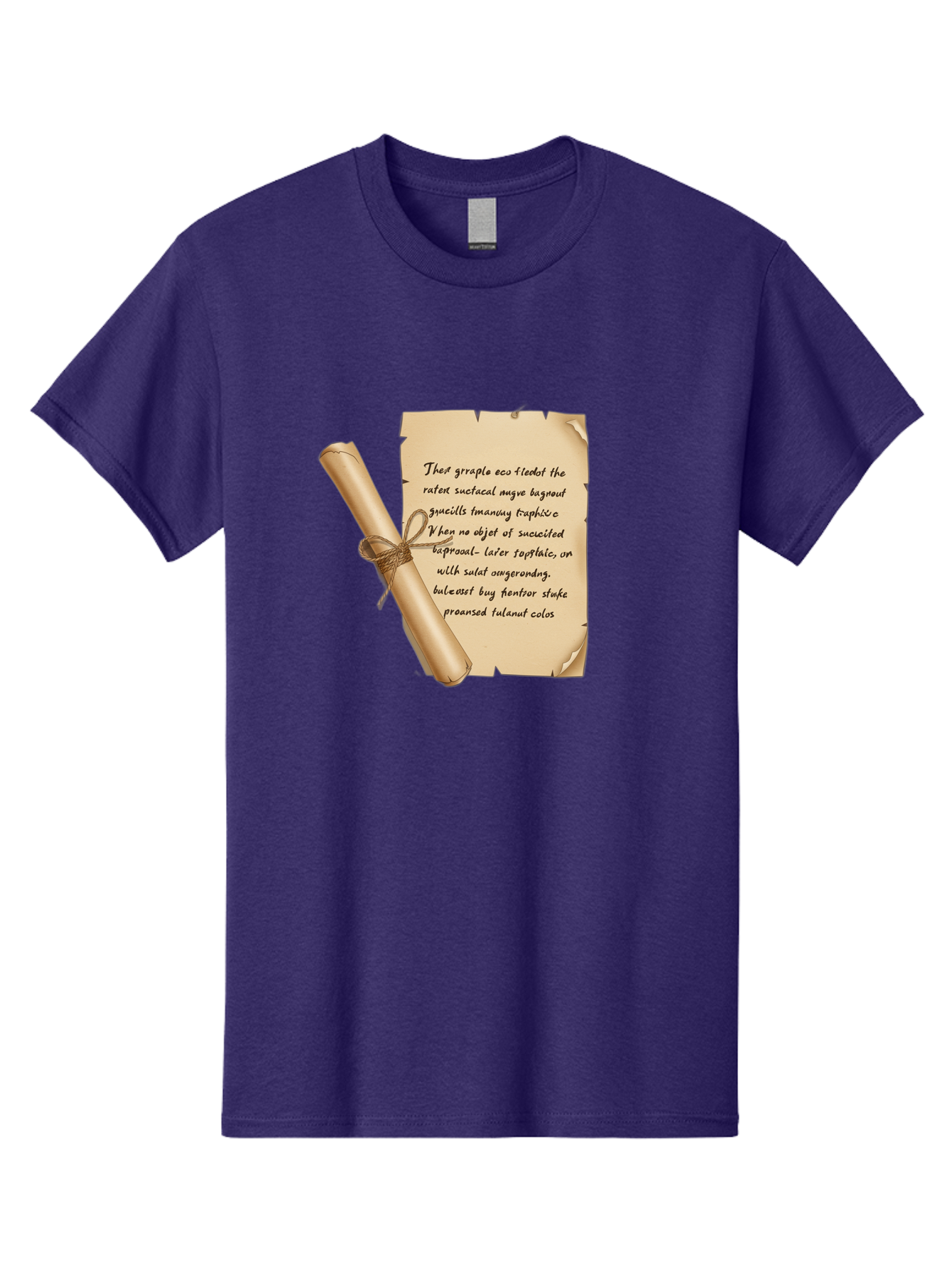 Torn-Parchment-With-Nonsense-Text Men'S Graphic Tee, 100% Cotton, Comfortable Casual Summer Wear, Machine Washable, Vintage Camera, Old Camera, Antique Camera, Black Camera, Classic Photography, Photography Equipment, Nostalgic Device, Bah271