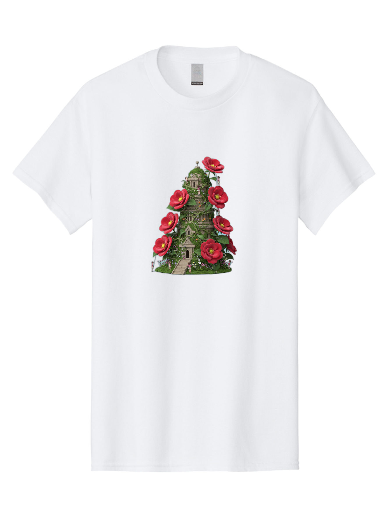 Tower-Of-Red-Flowers Men'S Graphic Tee, 100% Cotton, Comfortable Casual Summer Wear, Machine Washable, Vintage Camera, Old Camera, Antique Camera, Black Camera, Classic Photography, Photography Equipment, Nostalgic Device, Film Camera, Bah272