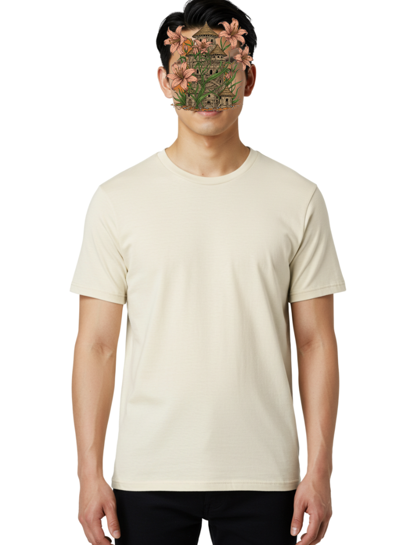 Tower Men'S Graphic Tee, 100% Cotton, Comfortable Casual Summer Wear, Machine Washable, Vintage Camera, Old Camera, Antique Camera, Black Camera, Classic Photography, Photography Equipment, Nostalgic Device, Film Camera, Camera Art Bah273