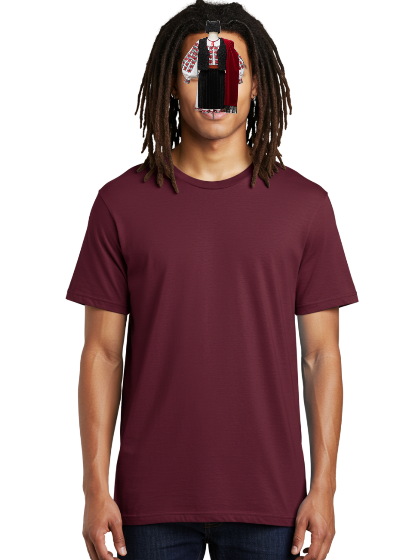 Traditional-Folk-Costume Men'S Graphic Tee, 100% Cotton, Comfortable Casual Summer Wear, Machine Washable, Vintage Camera, Old Camera, Antique Camera, Black Camera, Classic Photography, Photography Equipment, Nostalgic Device, Film Camera, Bah275