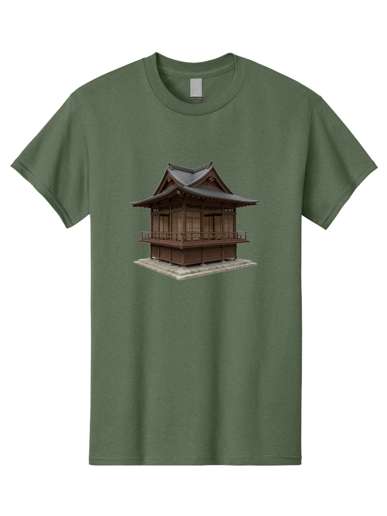 Traditional-Japanese-House Men'S Graphic Tee, 100% Cotton, Comfortable Casual Summer Wear, Machine Washable, Vintage Camera, Old Camera, Antique Camera, Black Camera, Classic Photography, Photography Equipment, Nostalgic Device, Film Camera, Bah277