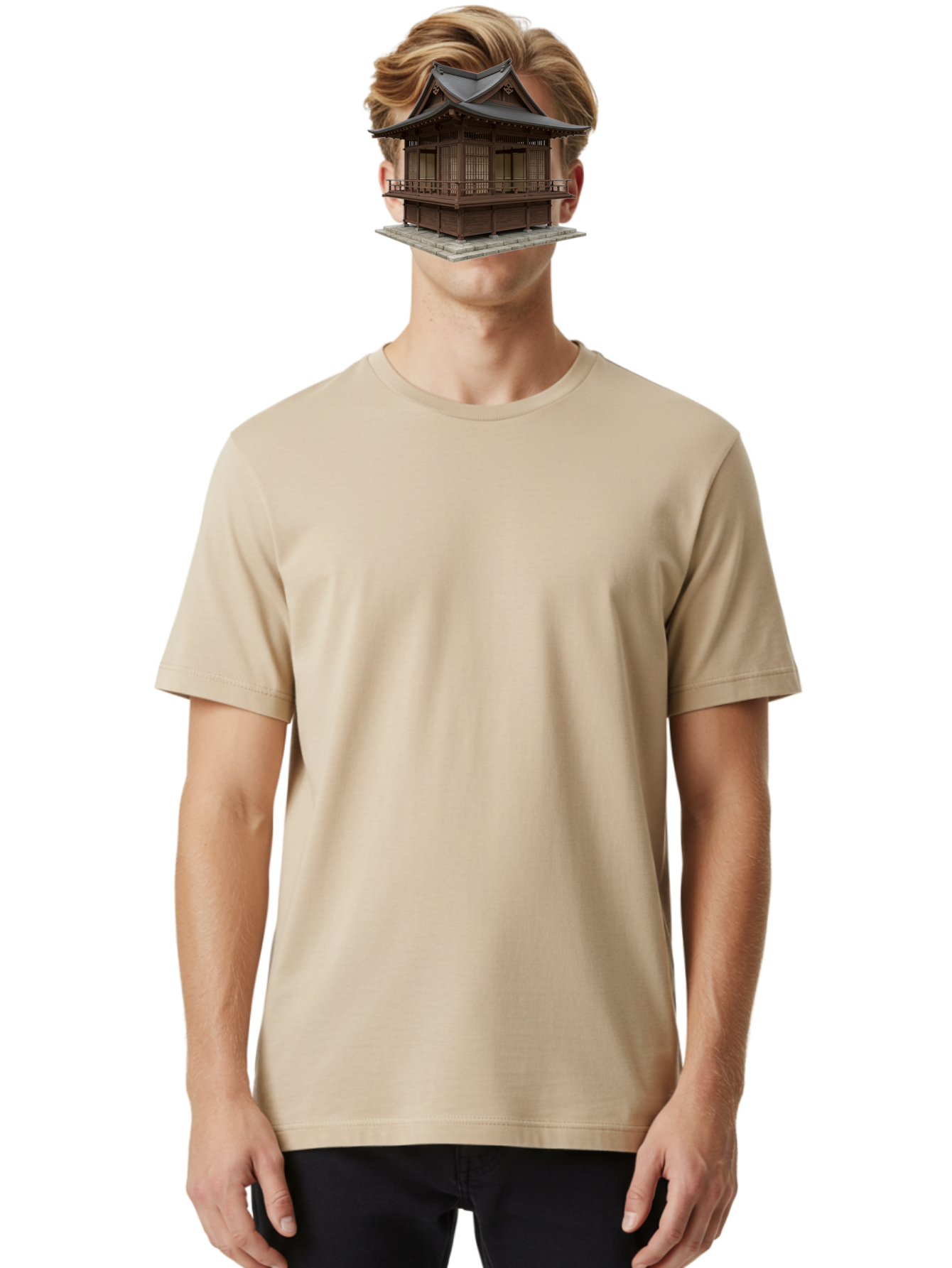 Traditional-Japanese-House Men'S Graphic Tee, 100% Cotton, Comfortable Casual Summer Wear, Machine Washable, Vintage Camera, Old Camera, Antique Camera, Black Camera, Classic Photography, Photography Equipment, Nostalgic Device, Film Camera, Bah277