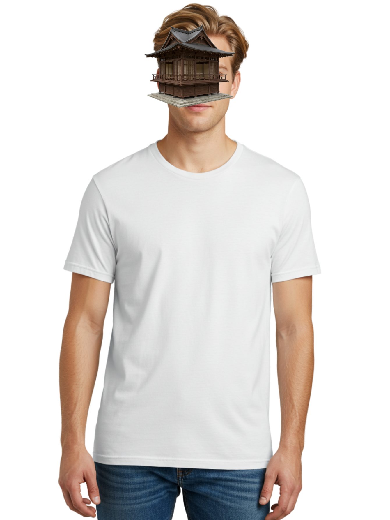 Traditional-Japanese-House Men'S Graphic Tee, 100% Cotton, Comfortable Casual Summer Wear, Machine Washable, Vintage Camera, Old Camera, Antique Camera, Black Camera, Classic Photography, Photography Equipment, Nostalgic Device, Film Camera, Bah277