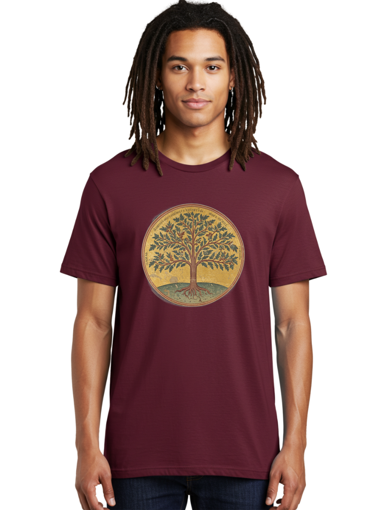 Tree-Of-Life Men'S Graphic Tee, 100% Cotton, Comfortable Casual Summer Wear, Machine Washable, Vintage Camera, Old Camera, Antique Camera, Black Camera, Classic Photography, Photography Equipment, Nostalgic Device, Film Camera, Camera Art Bah285