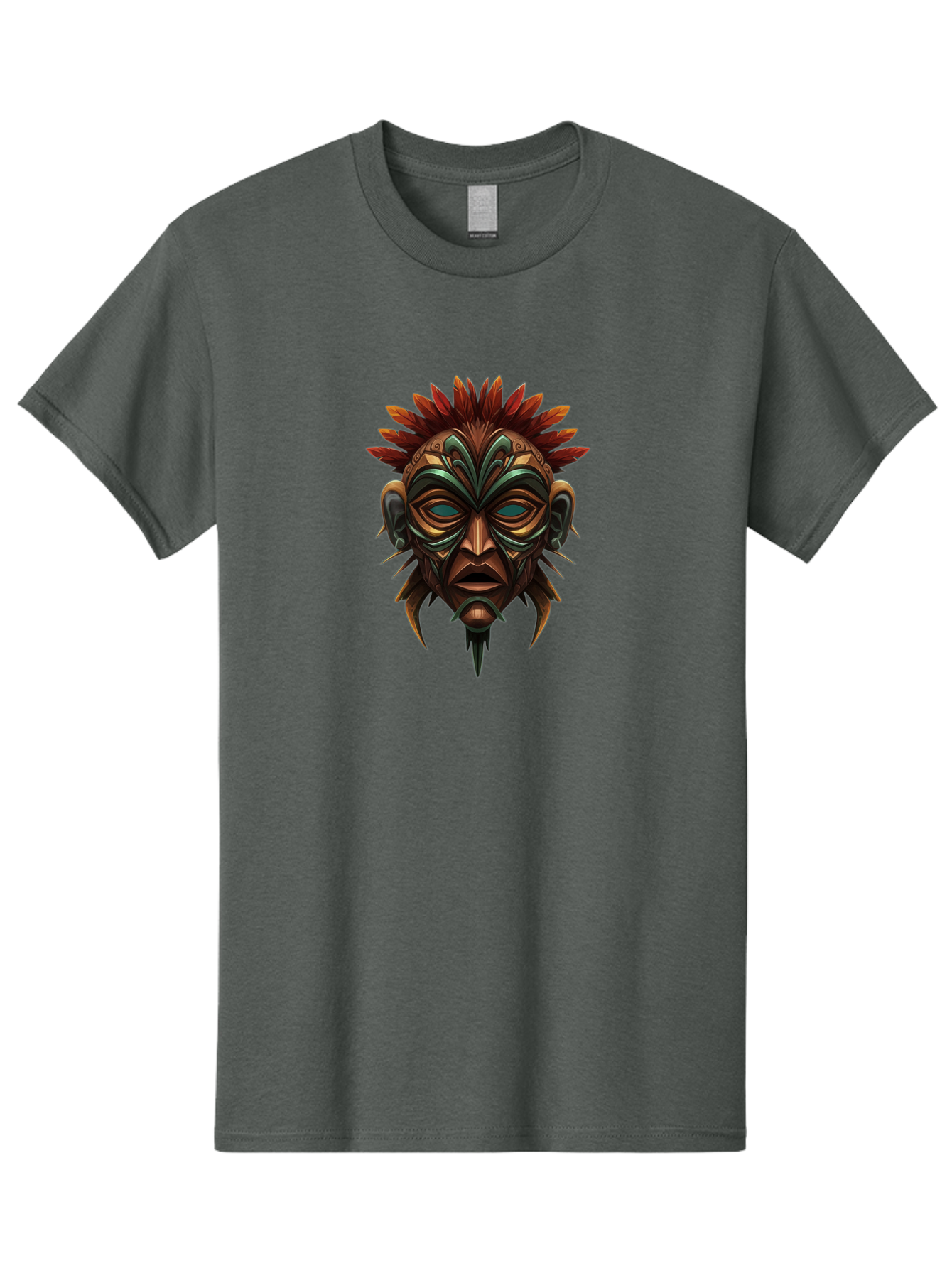 Tribal-Mask Men'S Graphic Tee, 100% Cotton, Comfortable Casual Summer Wear, Machine Washable, Vintage Camera, Old Camera, Antique Camera, Black Camera, Classic Photography, Photography Equipment, Nostalgic Device, Film Camera, Camera Art Bah288