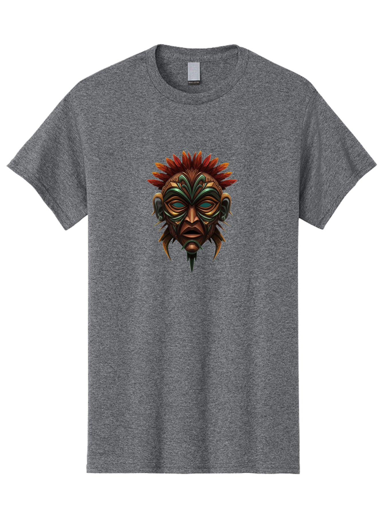 Tribal-Mask Men'S Graphic Tee, 100% Cotton, Comfortable Casual Summer Wear, Machine Washable, Vintage Camera, Old Camera, Antique Camera, Black Camera, Classic Photography, Photography Equipment, Nostalgic Device, Film Camera, Camera Art Bah288