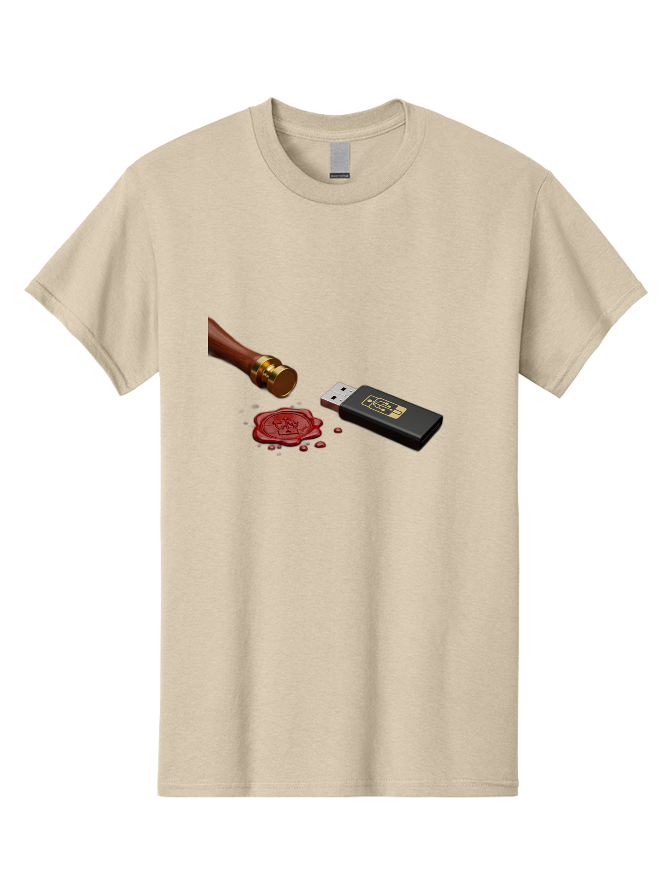 Usb-With-Seal Men'S Graphic Tee, 100% Cotton, Comfortable Casual Summer Wear, Machine Washable, Vintage Camera, Old Camera, Antique Camera, Black Camera, Classic Photography, Photography Equipment, Nostalgic Device, Film Camera, Camera Art Bah308