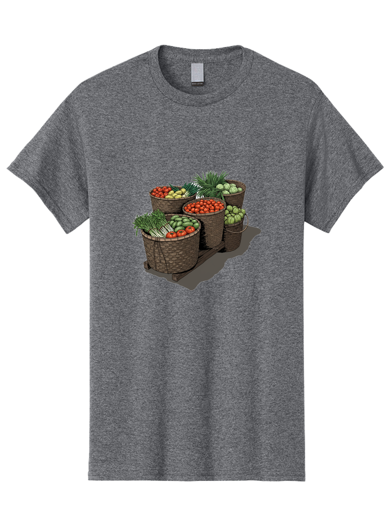 Vegetable-Baskets-2 Men'S Graphic Tee, 100% Cotton, Comfortable Casual Summer Wear, Machine Washable, Vintage Camera, Old Camera, Antique Camera, Black Camera, Classic Photography, Photography Equipment, Nostalgic Device, Film Camera, Bah312