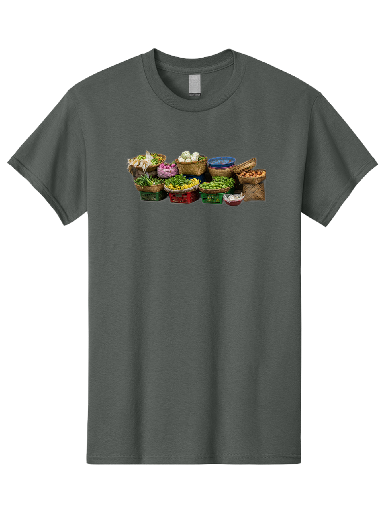 Vegetables-In-Baskets Men'S Graphic Tee, 100% Cotton, Comfortable Casual Summer Wear, Machine Washable, Vintage Camera, Old Camera, Antique Camera, Black Camera, Classic Photography, Photography Equipment, Nostalgic Device, Film Camera, Bah314