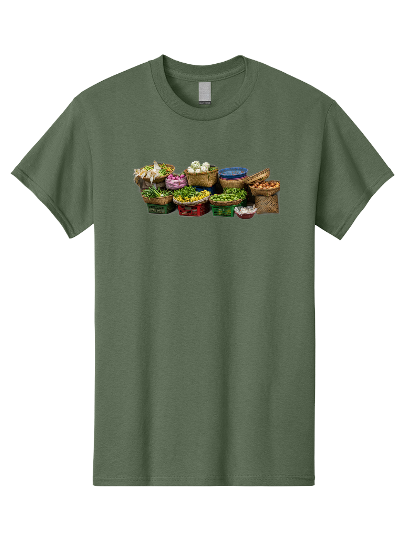 Vegetables-In-Baskets Men'S Graphic Tee, 100% Cotton, Comfortable Casual Summer Wear, Machine Washable, Vintage Camera, Old Camera, Antique Camera, Black Camera, Classic Photography, Photography Equipment, Nostalgic Device, Film Camera, Bah314