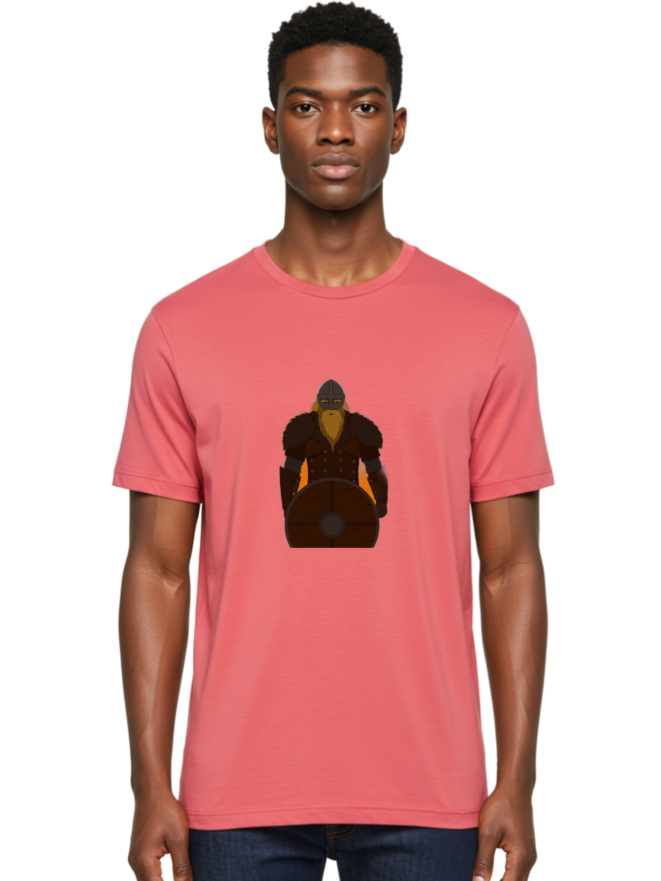 Viking-Warrior-2 Men'S Graphic Tee, 100% Cotton, Comfortable Casual Summer Wear, Machine Washable, Vintage Camera, Old Camera, Antique Camera, Black Camera, Classic Photography, Photography Equipment, Nostalgic Device, Film Camera, Camera Art Bah321