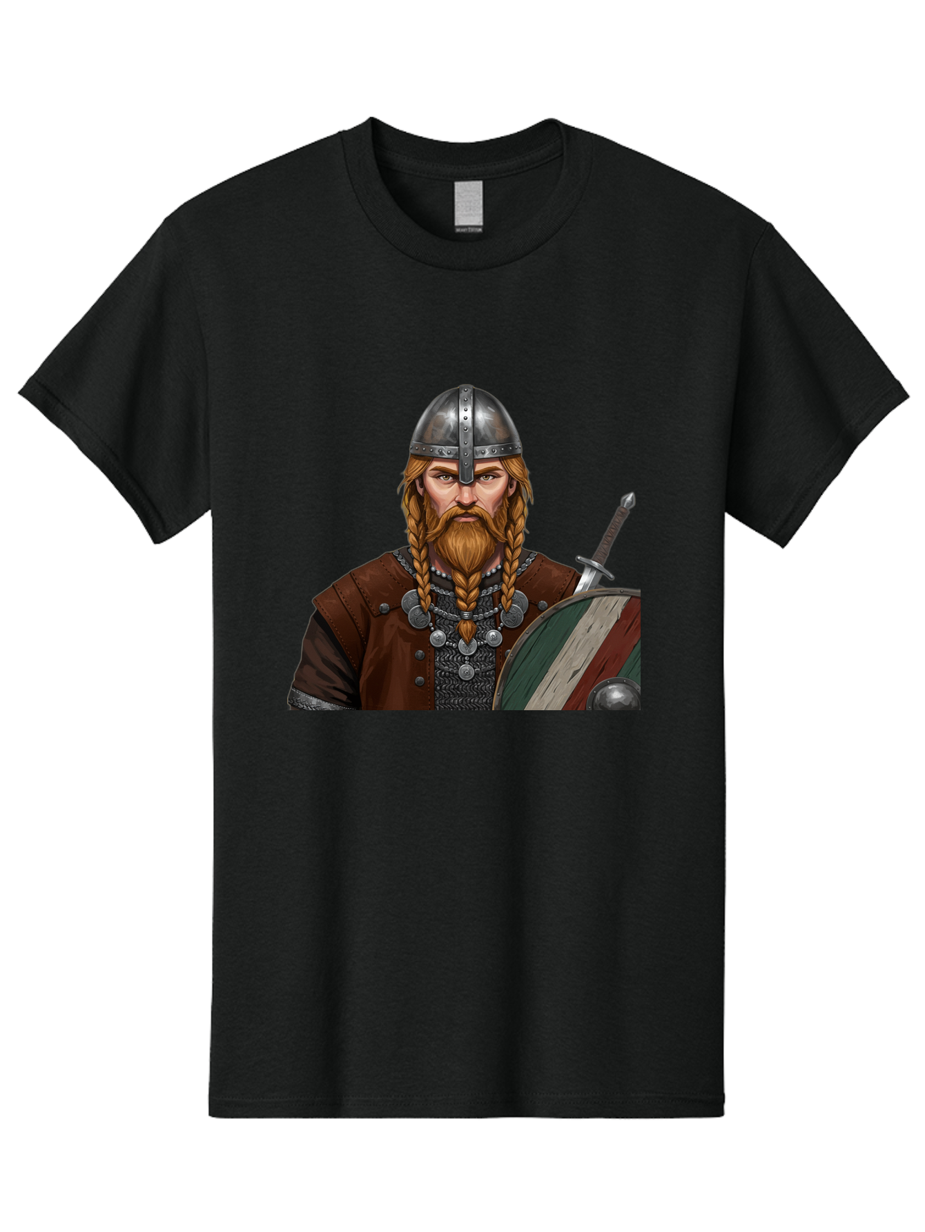 Viking-Warrior-3 Men'S Graphic Tee, 100% Cotton, Comfortable Casual Summer Wear, Machine Washable, Vintage Camera, Old Camera, Antique Camera, Black Camera, Classic Photography, Photography Equipment, Nostalgic Device, Film Camera, Camera Art Bah322