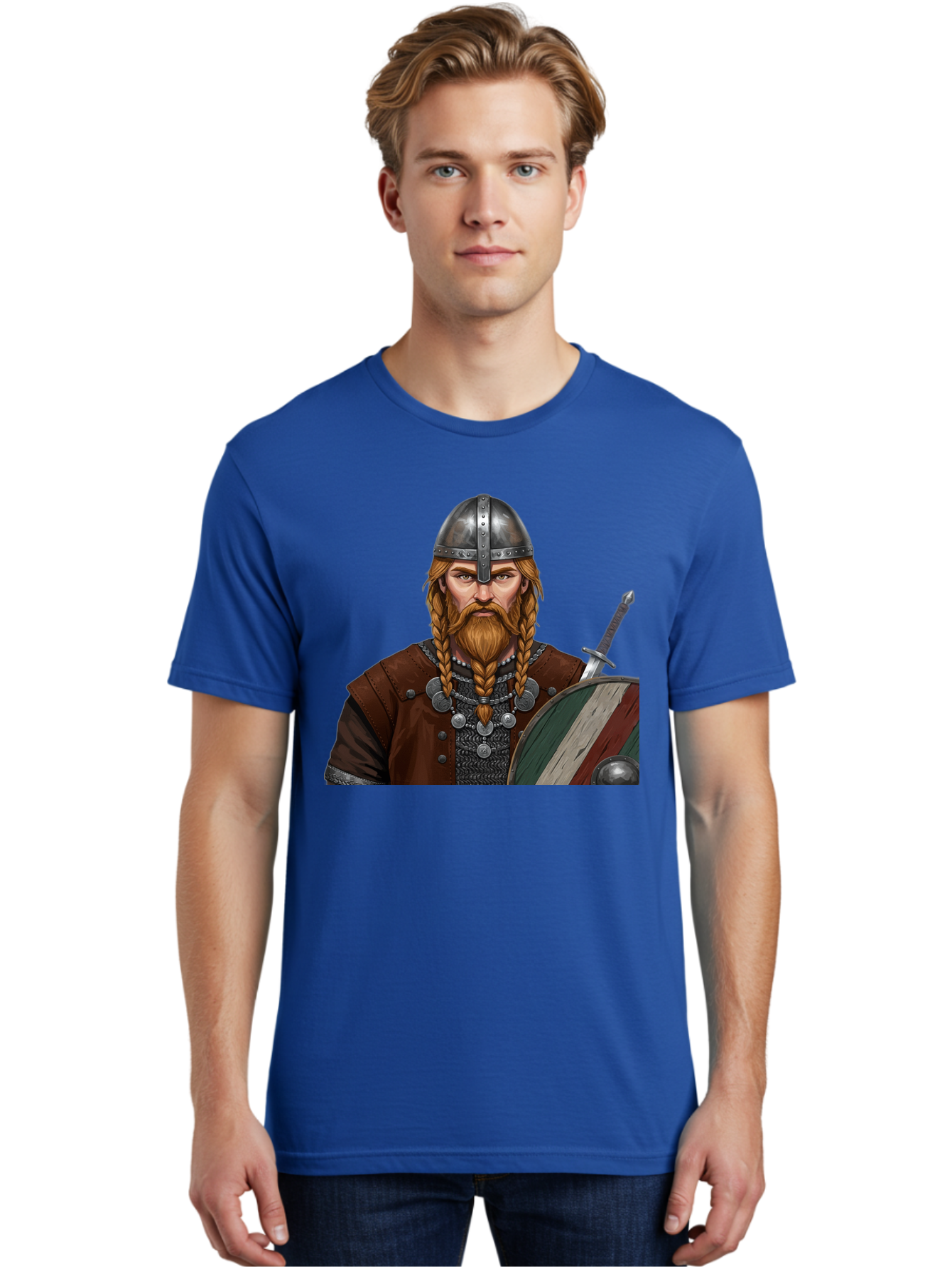 Viking-Warrior-3 Men'S Graphic Tee, 100% Cotton, Comfortable Casual Summer Wear, Machine Washable, Vintage Camera, Old Camera, Antique Camera, Black Camera, Classic Photography, Photography Equipment, Nostalgic Device, Film Camera, Camera Art Bah322