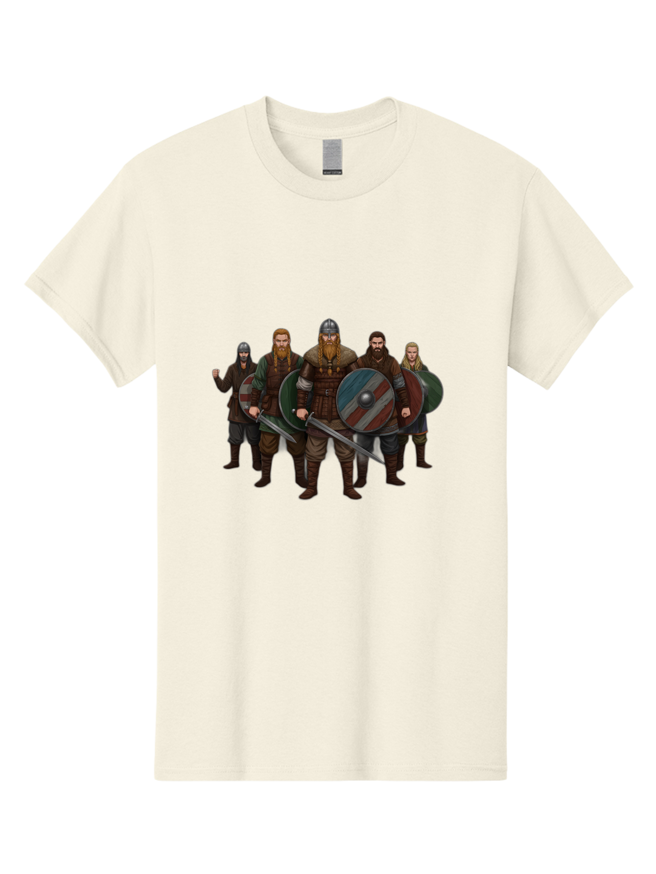 Viking-Warriors-10 Men'S Graphic Tee, 100% Cotton, Comfortable Casual Summer Wear, Machine Washable, Vintage Camera, Old Camera, Antique Camera, Black Camera, Classic Photography, Photography Equipment, Nostalgic Device, Film Camera, Bah326