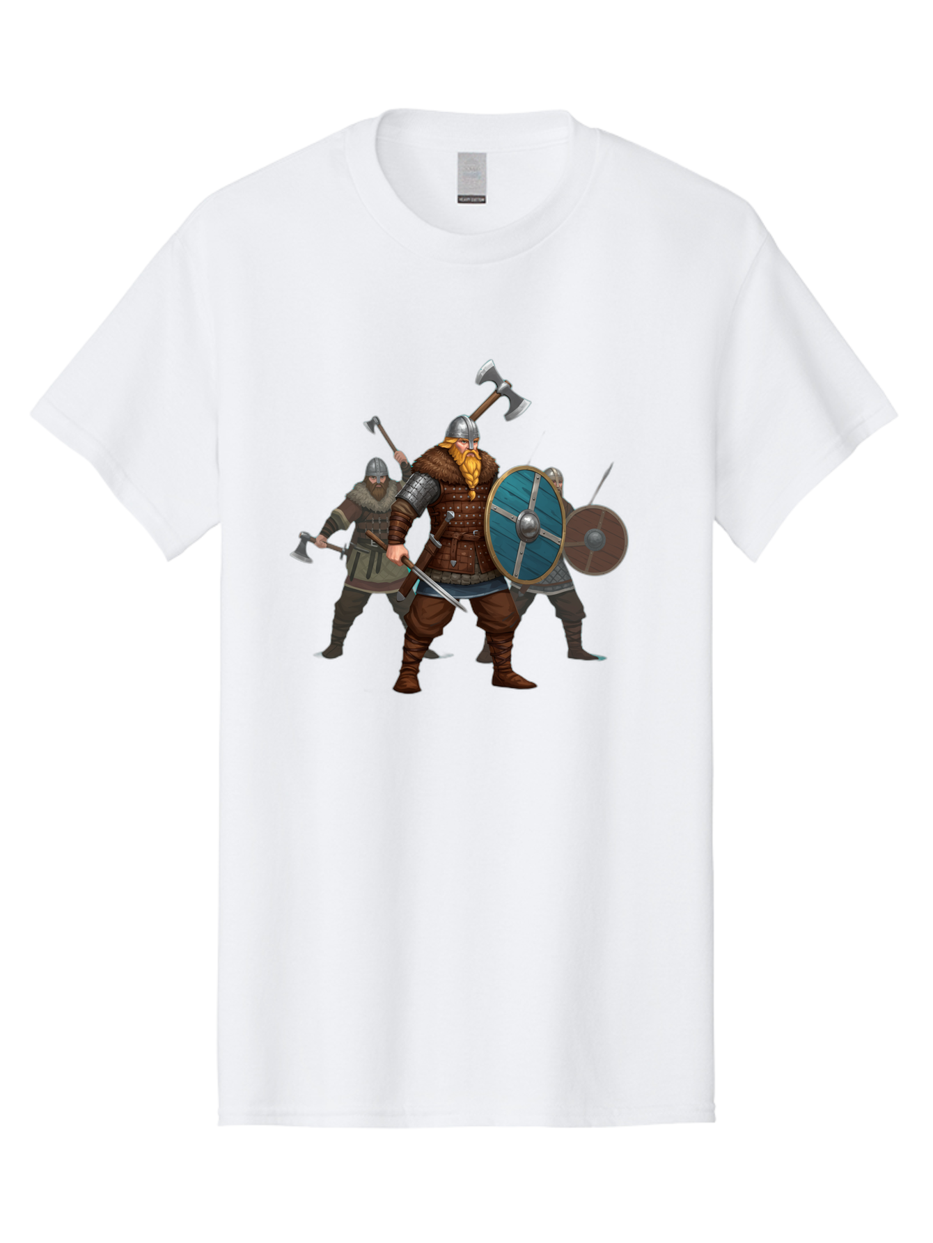 Viking-Warriors-2 Men'S Graphic Tee, 100% Cotton, Comfortable Casual Summer Wear, Machine Washable, Vintage Camera, Old Camera, Antique Camera, Black Camera, Classic Photography, Photography Equipment, Nostalgic Device, Film Camera, Camera Art Bah330