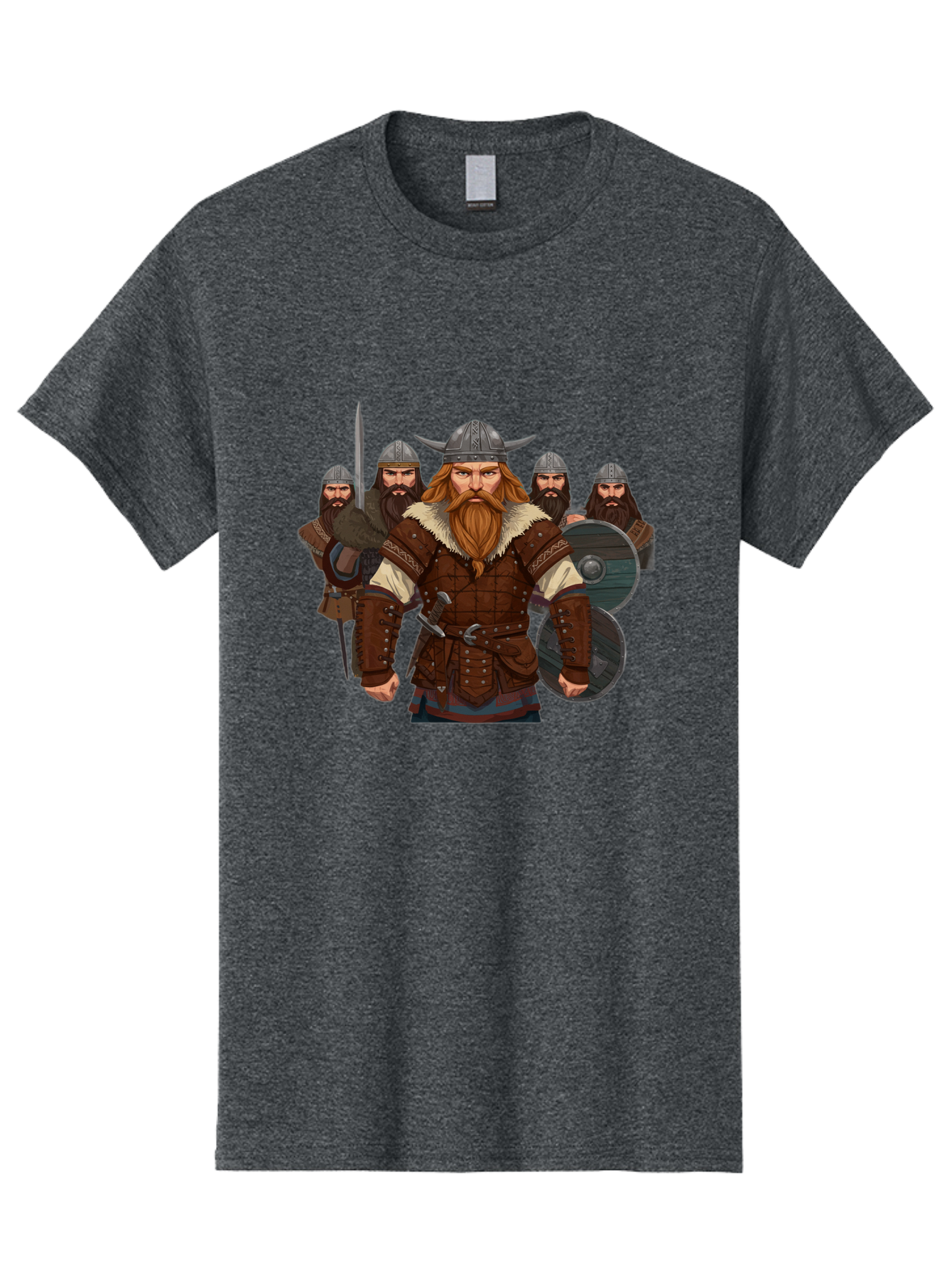 Viking-Warriors-3 Men'S Graphic Tee, 100% Cotton, Comfortable Casual Summer Wear, Machine Washable, Vintage Camera, Old Camera, Antique Camera, Black Camera, Classic Photography, Photography Equipment, Nostalgic Device, Film Camera, Camera Art Bah331