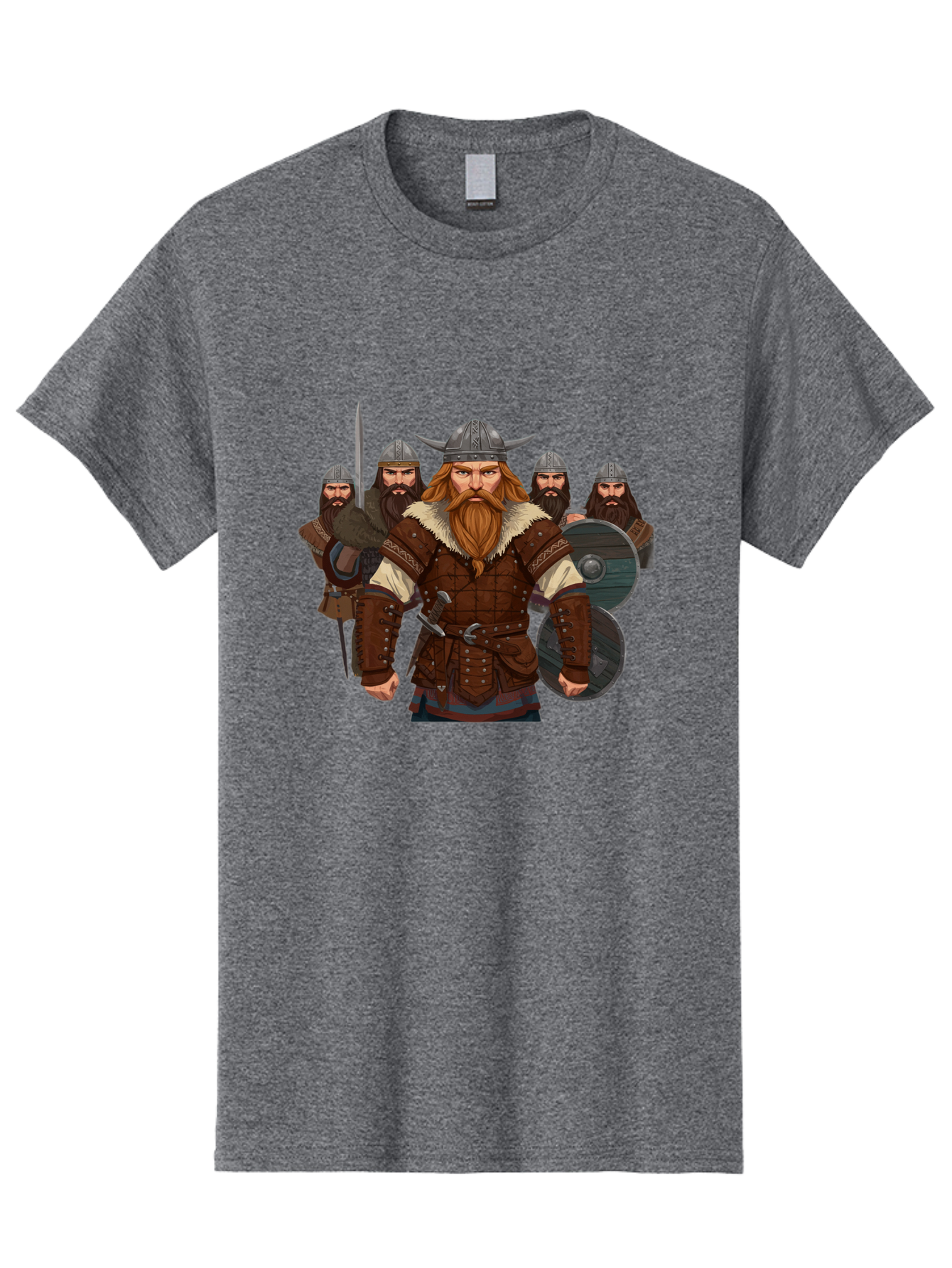 Viking-Warriors-3 Men'S Graphic Tee, 100% Cotton, Comfortable Casual Summer Wear, Machine Washable, Vintage Camera, Old Camera, Antique Camera, Black Camera, Classic Photography, Photography Equipment, Nostalgic Device, Film Camera, Camera Art Bah331