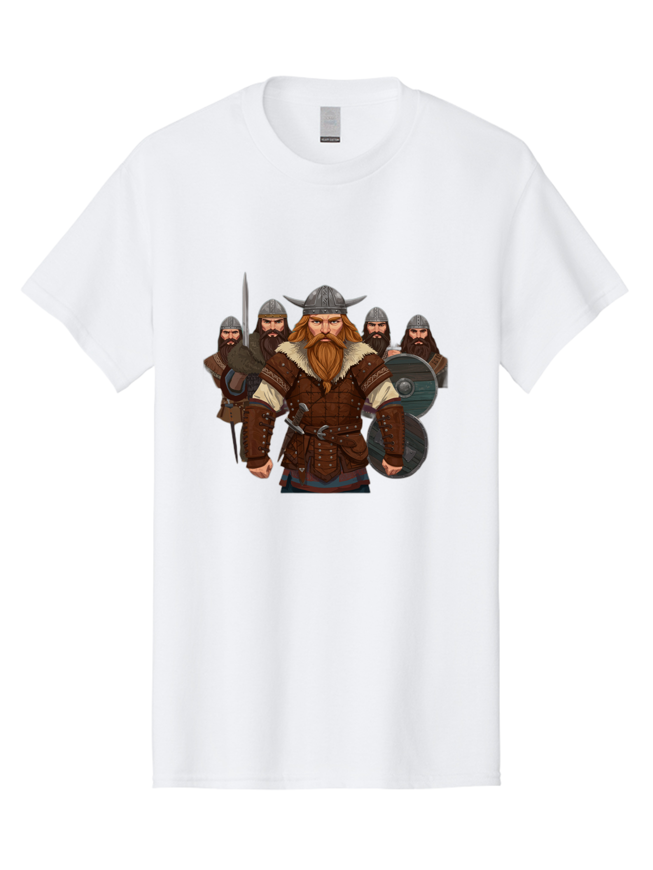 Viking-Warriors-3 Men'S Graphic Tee, 100% Cotton, Comfortable Casual Summer Wear, Machine Washable, Vintage Camera, Old Camera, Antique Camera, Black Camera, Classic Photography, Photography Equipment, Nostalgic Device, Film Camera, Camera Art Bah331