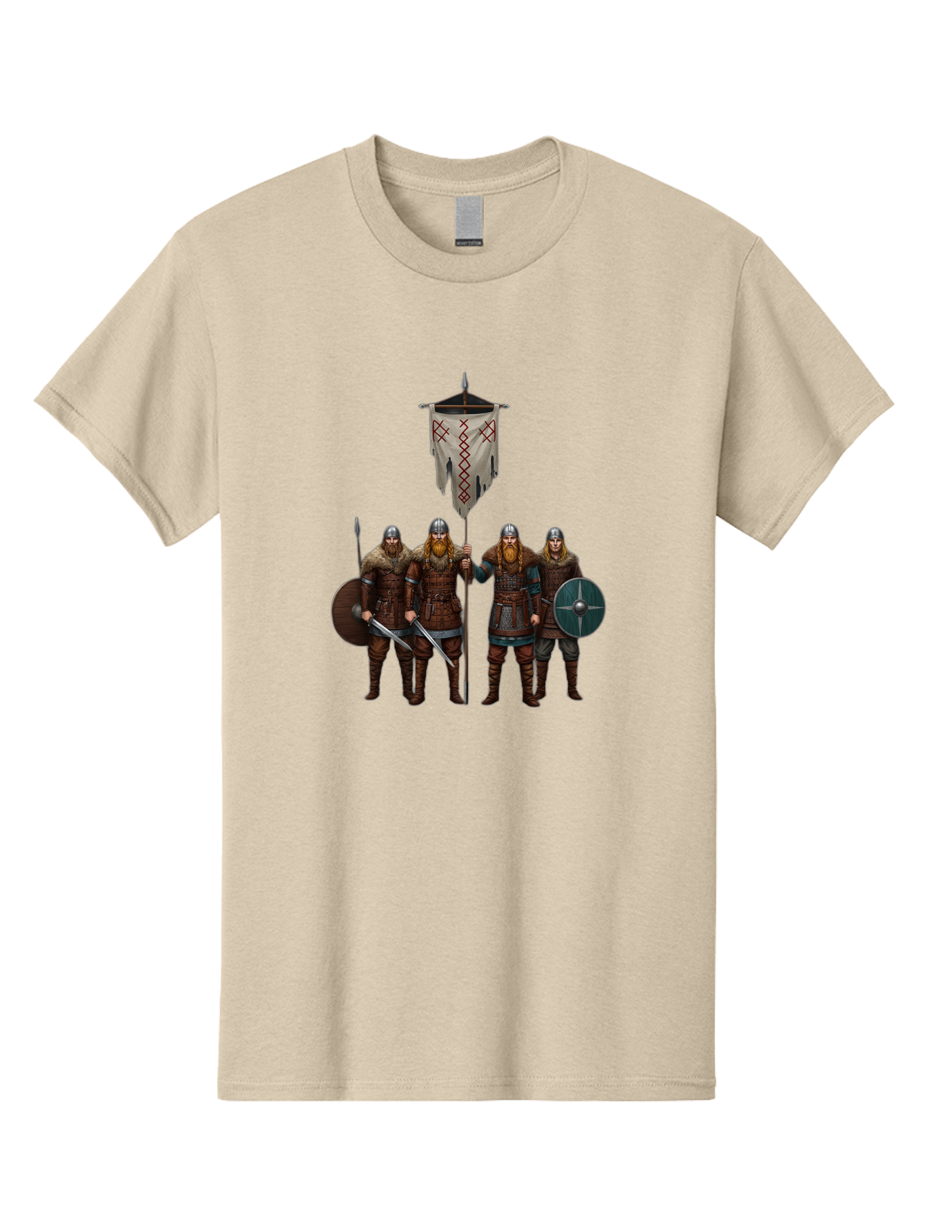 Viking-Warriors-4 Men'S Graphic Tee, 100% Cotton, Comfortable Casual Summer Wear, Machine Washable, Vintage Camera, Old Camera, Antique Camera, Black Camera, Classic Photography, Photography Equipment, Nostalgic Device, Film Camera, Camera Art Bah332