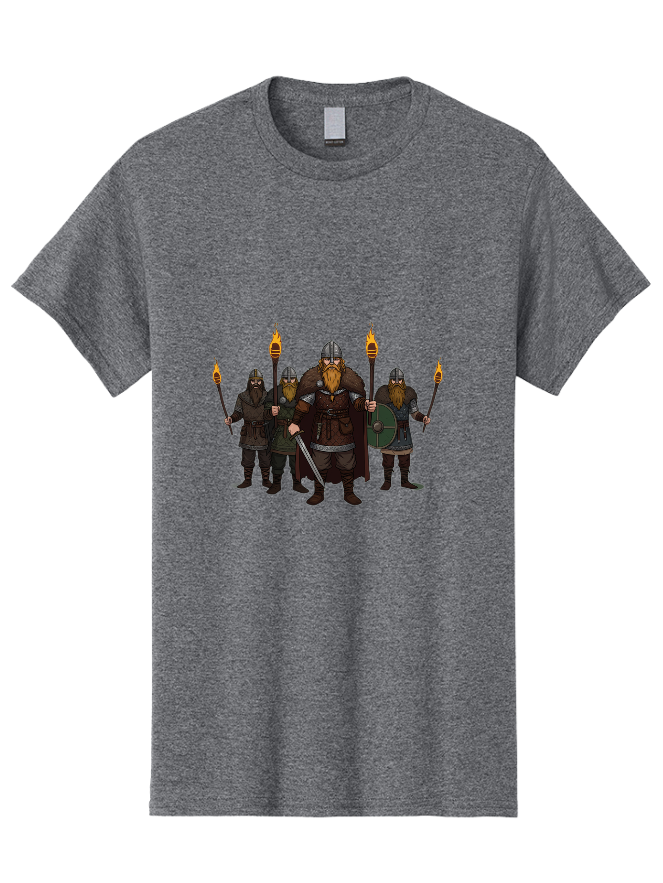 Viking-Warriors-7 Men'S Graphic Tee, 100% Cotton, Comfortable Casual Summer Wear, Machine Washable, Vintage Camera, Old Camera, Antique Camera, Black Camera, Classic Photography, Photography Equipment, Nostalgic Device, Film Camera, Camera Art Bah335