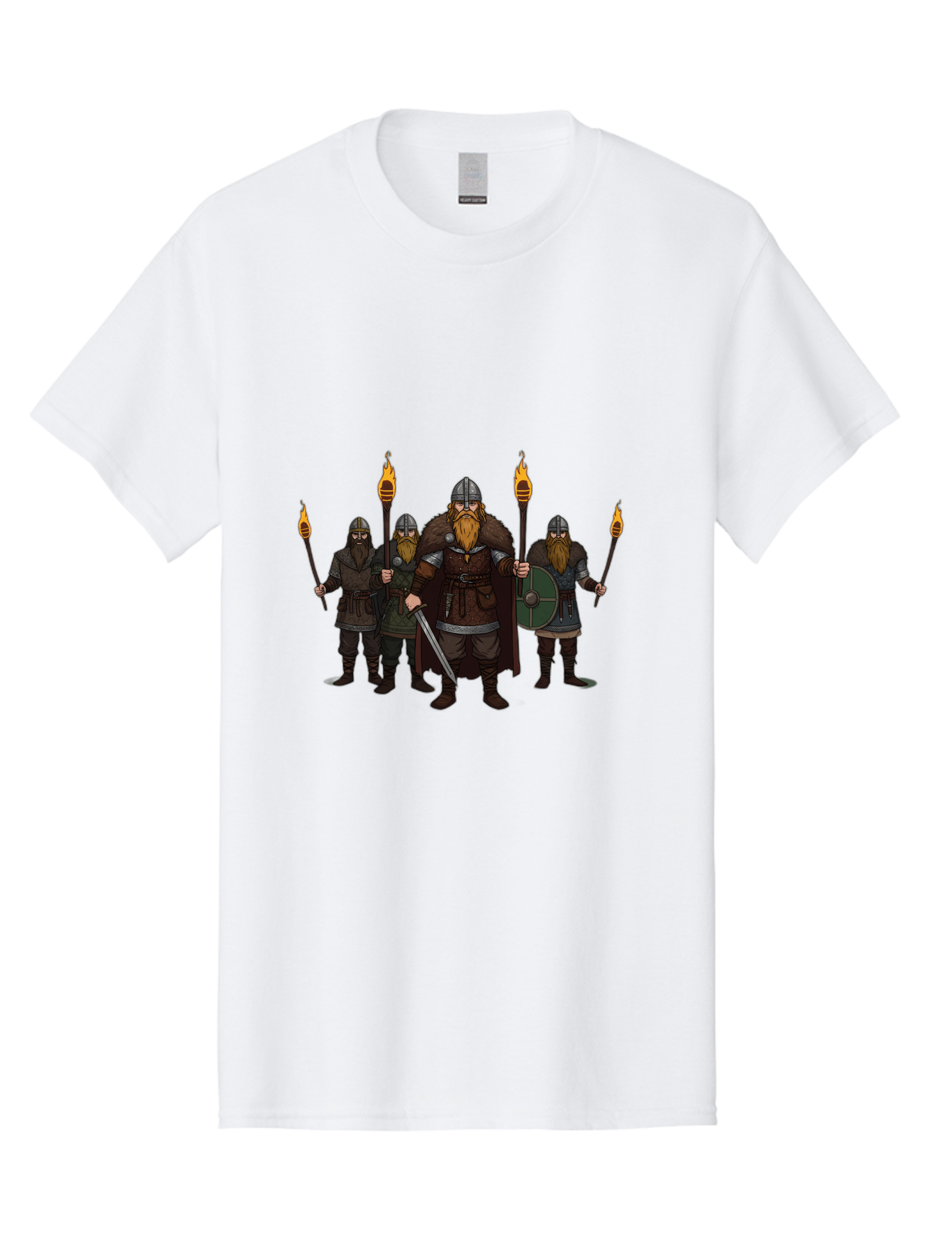 Viking-Warriors-7 Men'S Graphic Tee, 100% Cotton, Comfortable Casual Summer Wear, Machine Washable, Vintage Camera, Old Camera, Antique Camera, Black Camera, Classic Photography, Photography Equipment, Nostalgic Device, Film Camera, Camera Art Bah335