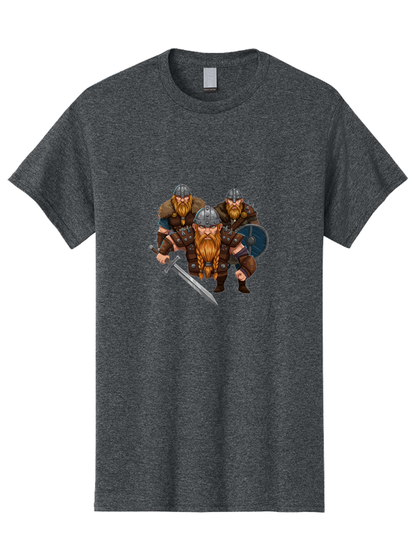 Viking-Warriors-9 Men'S Graphic Tee, 100% Cotton, Comfortable Casual Summer Wear, Machine Washable, Vintage Camera, Old Camera, Antique Camera, Black Camera, Classic Photography, Photography Equipment, Nostalgic Device, Film Camera, Camera Art Bah337