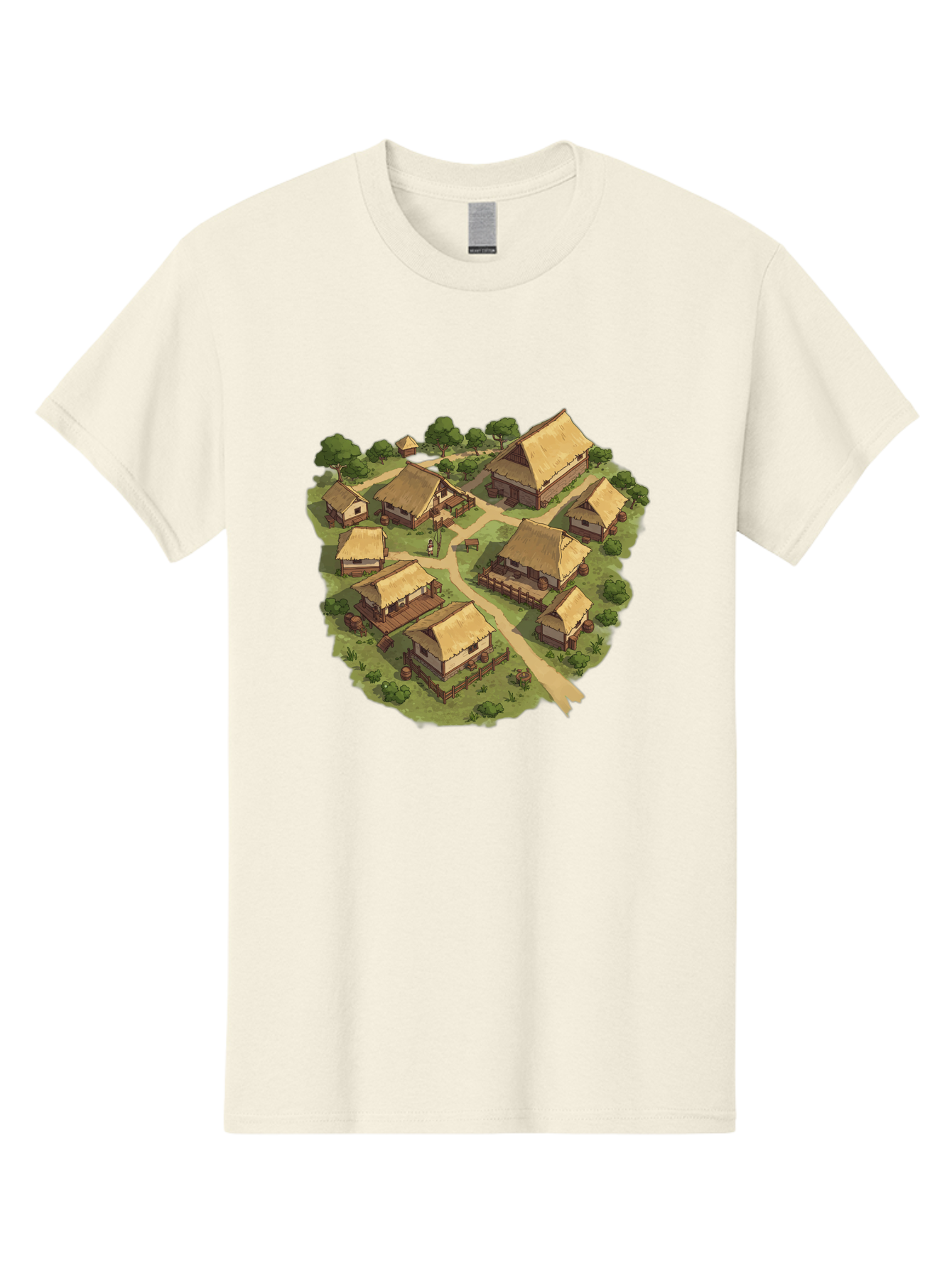 Village Men'S Graphic Tee, 100% Cotton, Comfortable Casual Summer Wear, Machine Washable, Vintage Camera, Old Camera, Antique Camera, Black Camera, Classic Photography, Photography Equipment, Nostalgic Device, Film Camera, Camera Art Bah341