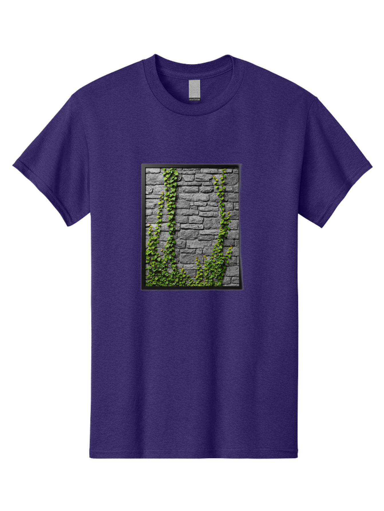 Vines-On-Stone-Wall Men'S Graphic Tee, 100% Cotton, Comfortable Casual Summer Wear, Machine Washable, Vintage Camera, Old Camera, Antique Camera, Black Camera, Classic Photography, Photography Equipment, Nostalgic Device, Film Camera, Bah342