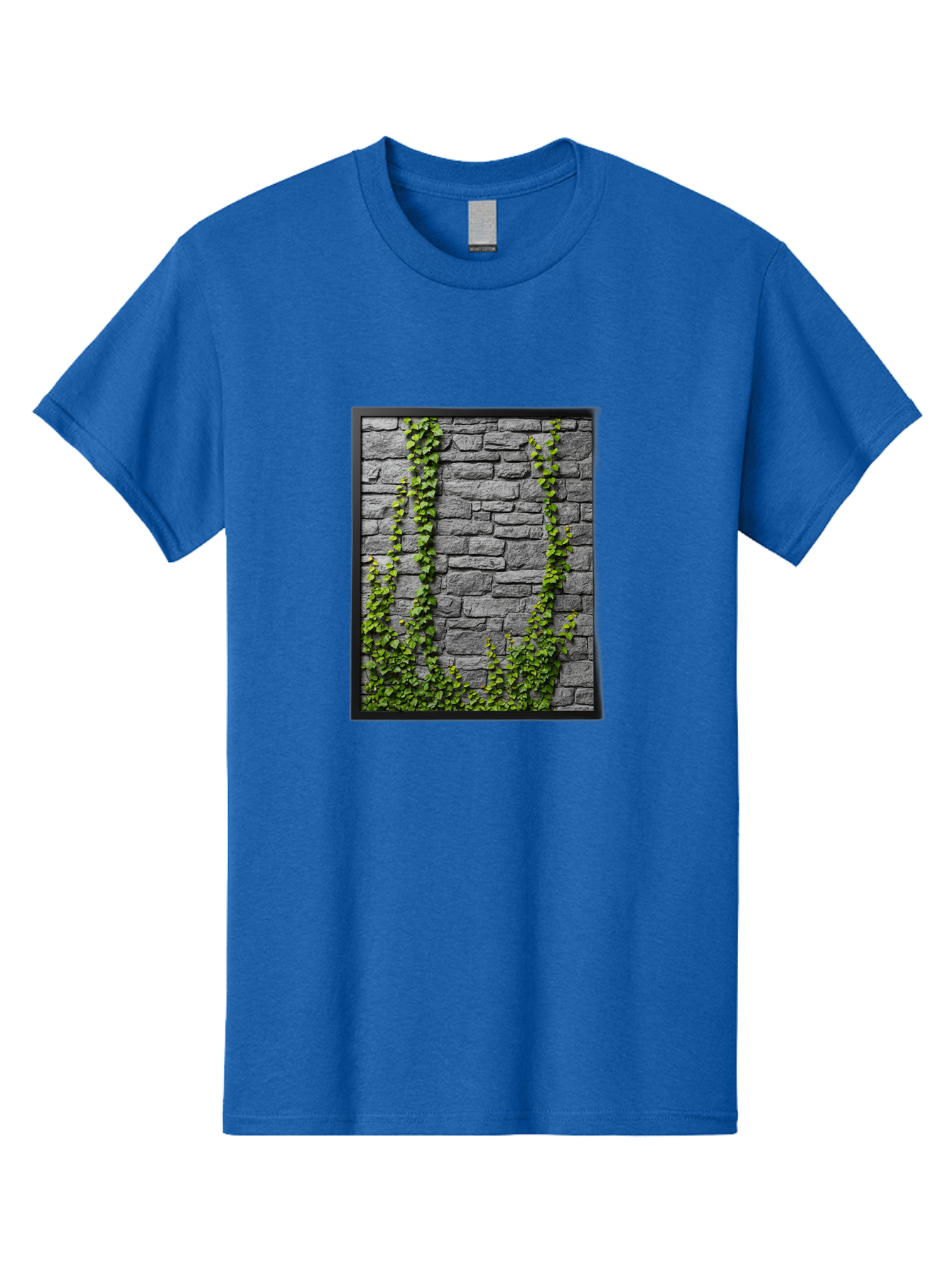 Vines-On-Stone-Wall Men'S Graphic Tee, 100% Cotton, Comfortable Casual Summer Wear, Machine Washable, Vintage Camera, Old Camera, Antique Camera, Black Camera, Classic Photography, Photography Equipment, Nostalgic Device, Film Camera, Bah342