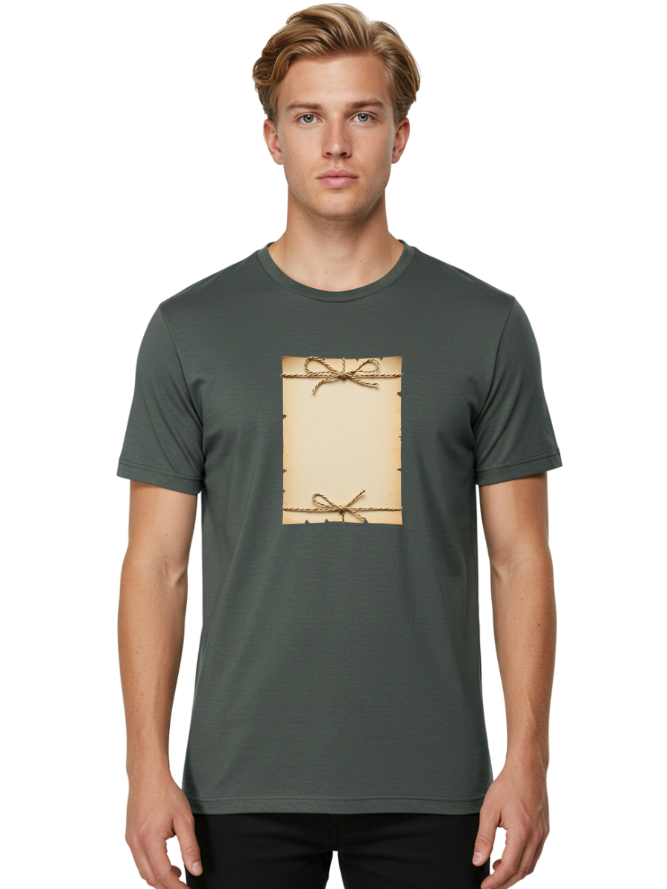 Vintage-Scroll Men'S Graphic Tee, 100% Cotton, Comfortable Casual Summer Wear, Machine Washable, Vintage Camera, Old Camera, Antique Camera, Black Camera, Classic Photography, Photography Equipment, Nostalgic Device, Film Camera, Camera Art Bah347