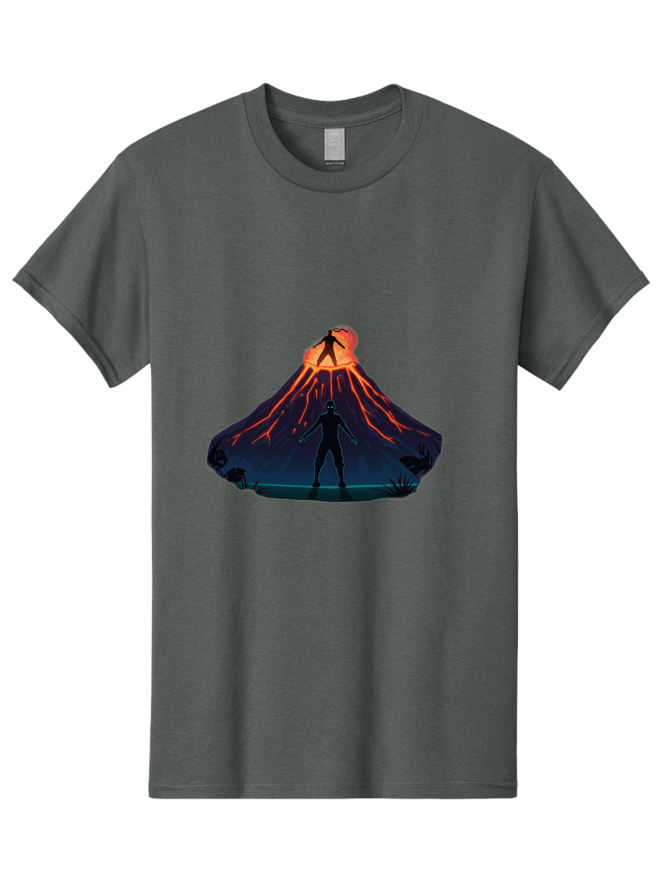 Volcano-Eruption Men'S Graphic Tee, 100% Cotton, Comfortable Casual Summer Wear, Machine Washable, Vintage Camera, Old Camera, Antique Camera, Black Camera, Classic Photography, Photography Equipment, Nostalgic Device, Film Camera, Camera Art Bah351