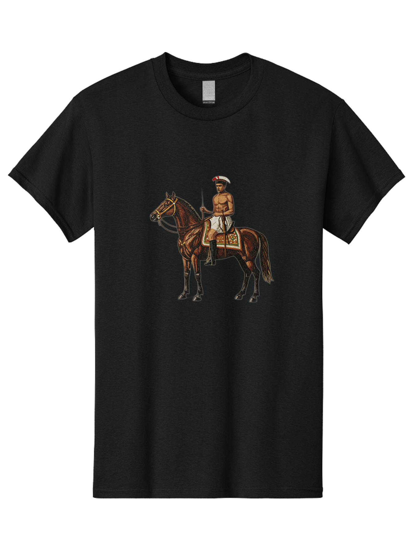 Warrior-On-Horse Men'S Graphic Tee, 100% Cotton, Comfortable Casual Summer Wear, Machine Washable, Vintage Camera, Old Camera, Antique Camera, Black Camera, Classic Photography, Photography Equipment, Nostalgic Device, Film Camera, Camera Art Bah355