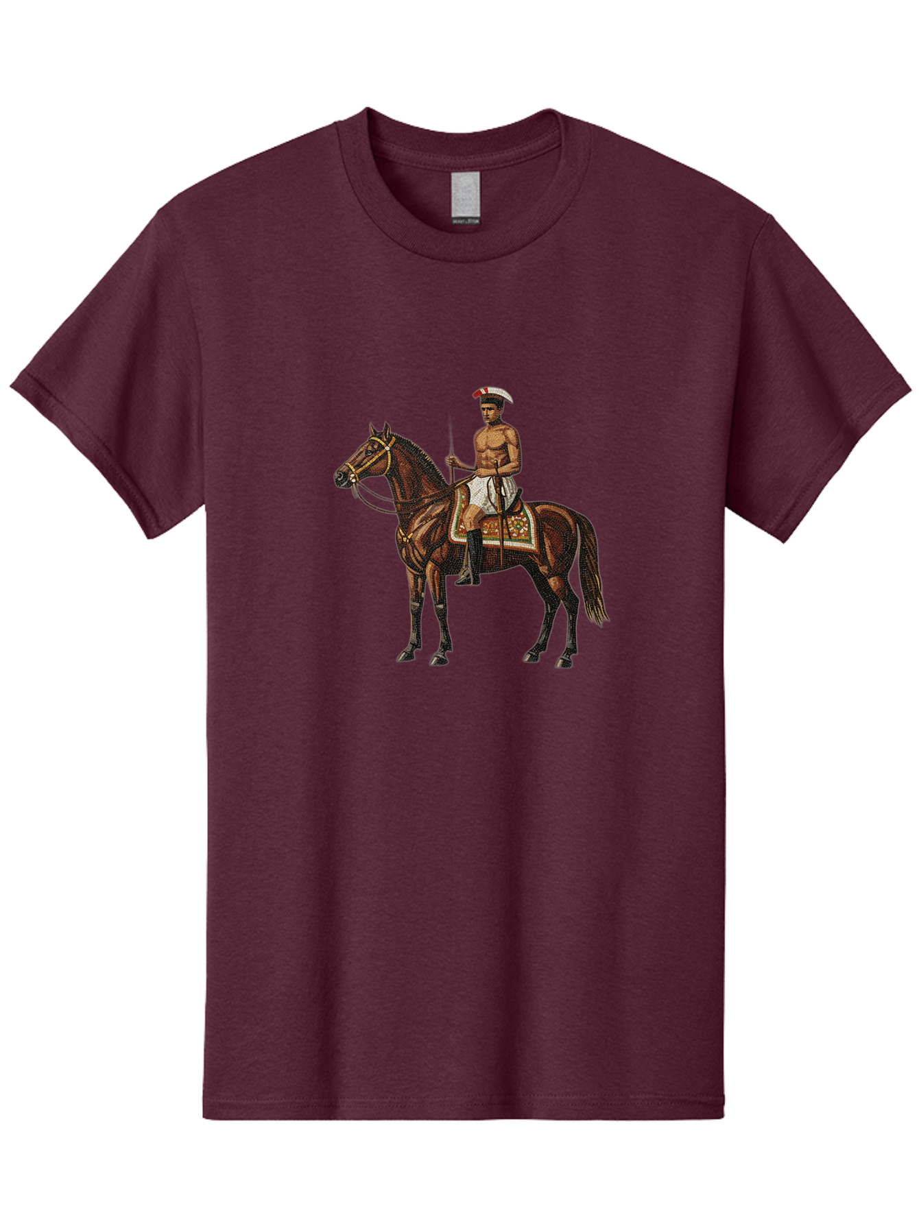 Warrior-On-Horse Men'S Graphic Tee, 100% Cotton, Comfortable Casual Summer Wear, Machine Washable, Vintage Camera, Old Camera, Antique Camera, Black Camera, Classic Photography, Photography Equipment, Nostalgic Device, Film Camera, Camera Art Bah355