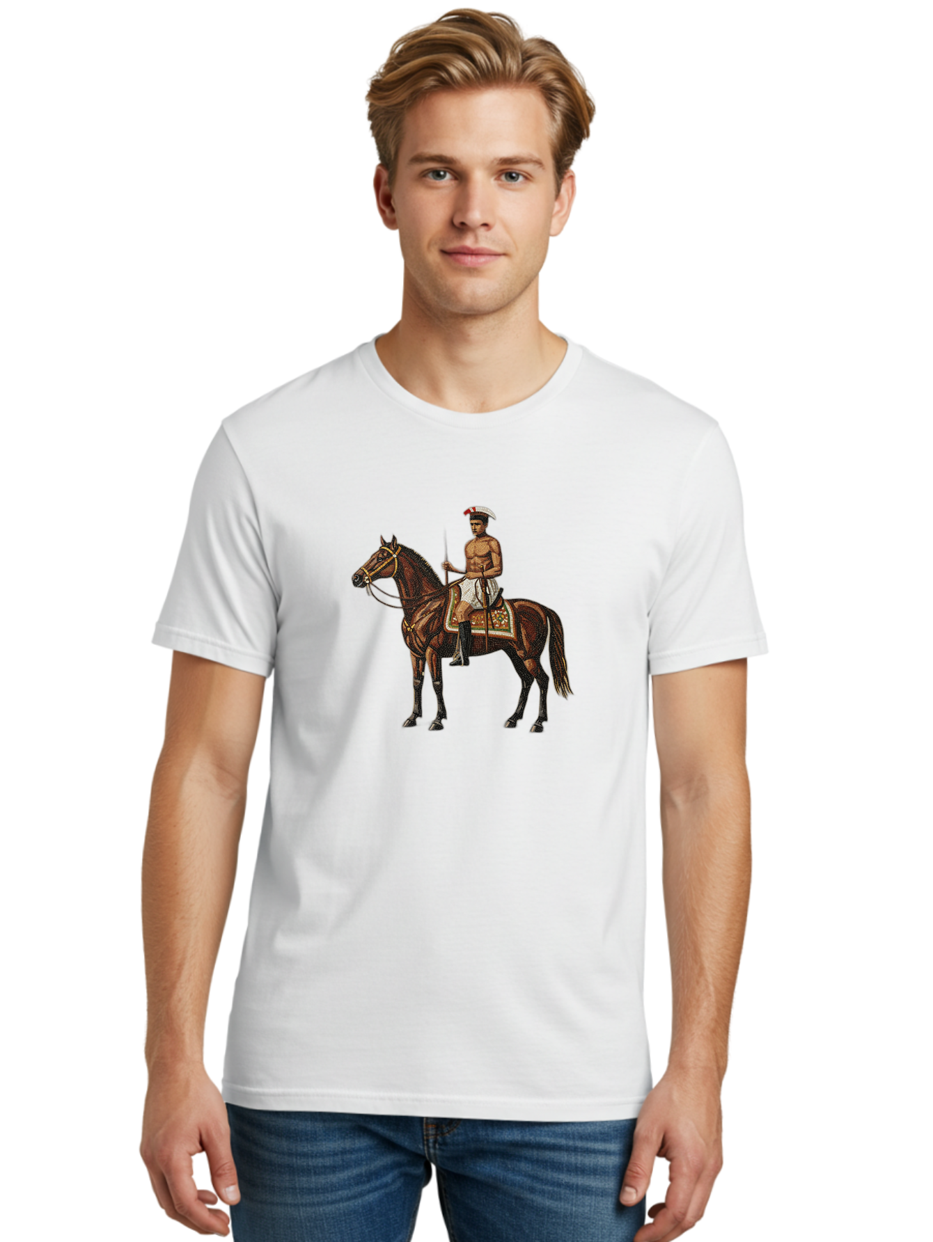 Warrior-On-Horse Men'S Graphic Tee, 100% Cotton, Comfortable Casual Summer Wear, Machine Washable, Vintage Camera, Old Camera, Antique Camera, Black Camera, Classic Photography, Photography Equipment, Nostalgic Device, Film Camera, Camera Art Bah355