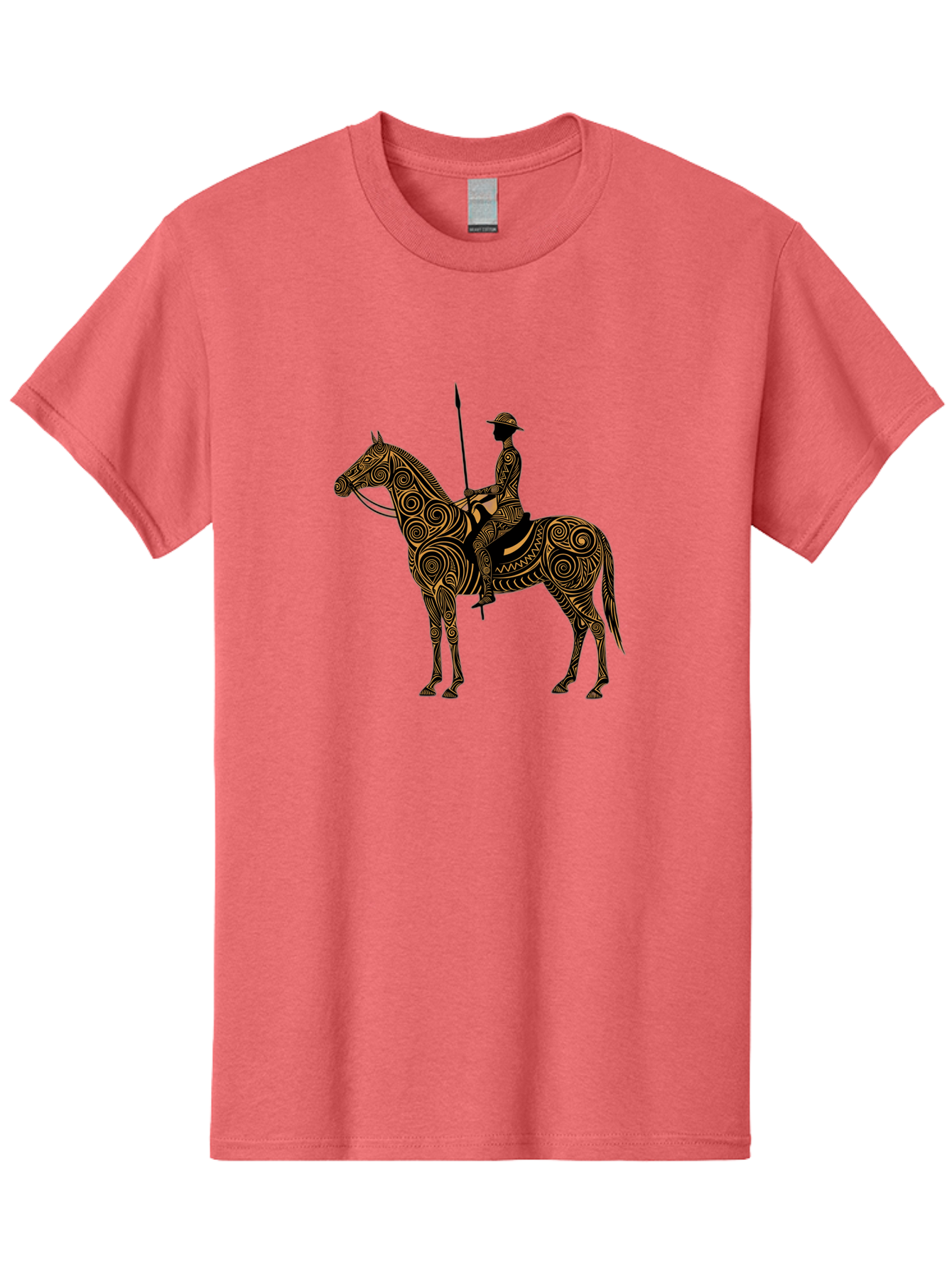 Warrior-On-Horseback Men'S Graphic Tee, 100% Cotton, Comfortable Casual Summer Wear, Machine Washable, Vintage Camera, Old Camera, Antique Camera, Black Camera, Classic Photography, Photography Equipment, Nostalgic Device, Film Camera, Bah356