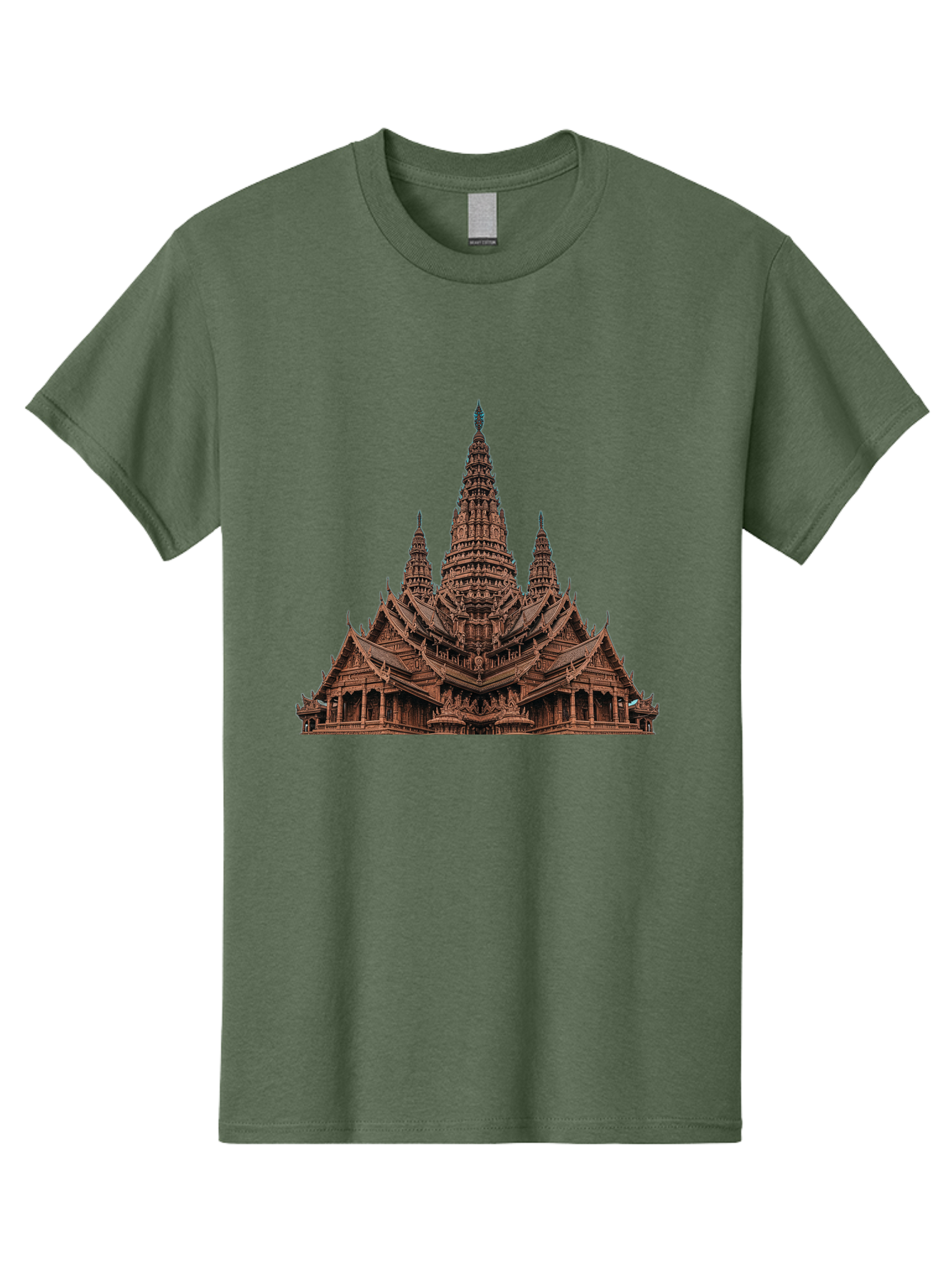 Wat-Arun-1 Men'S Graphic Tee, 100% Cotton, Comfortable Casual Summer Wear, Machine Washable, Vintage Camera, Old Camera, Antique Camera, Black Camera, Classic Photography, Photography Equipment, Nostalgic Device, Film Camera, Camera Art Bah357