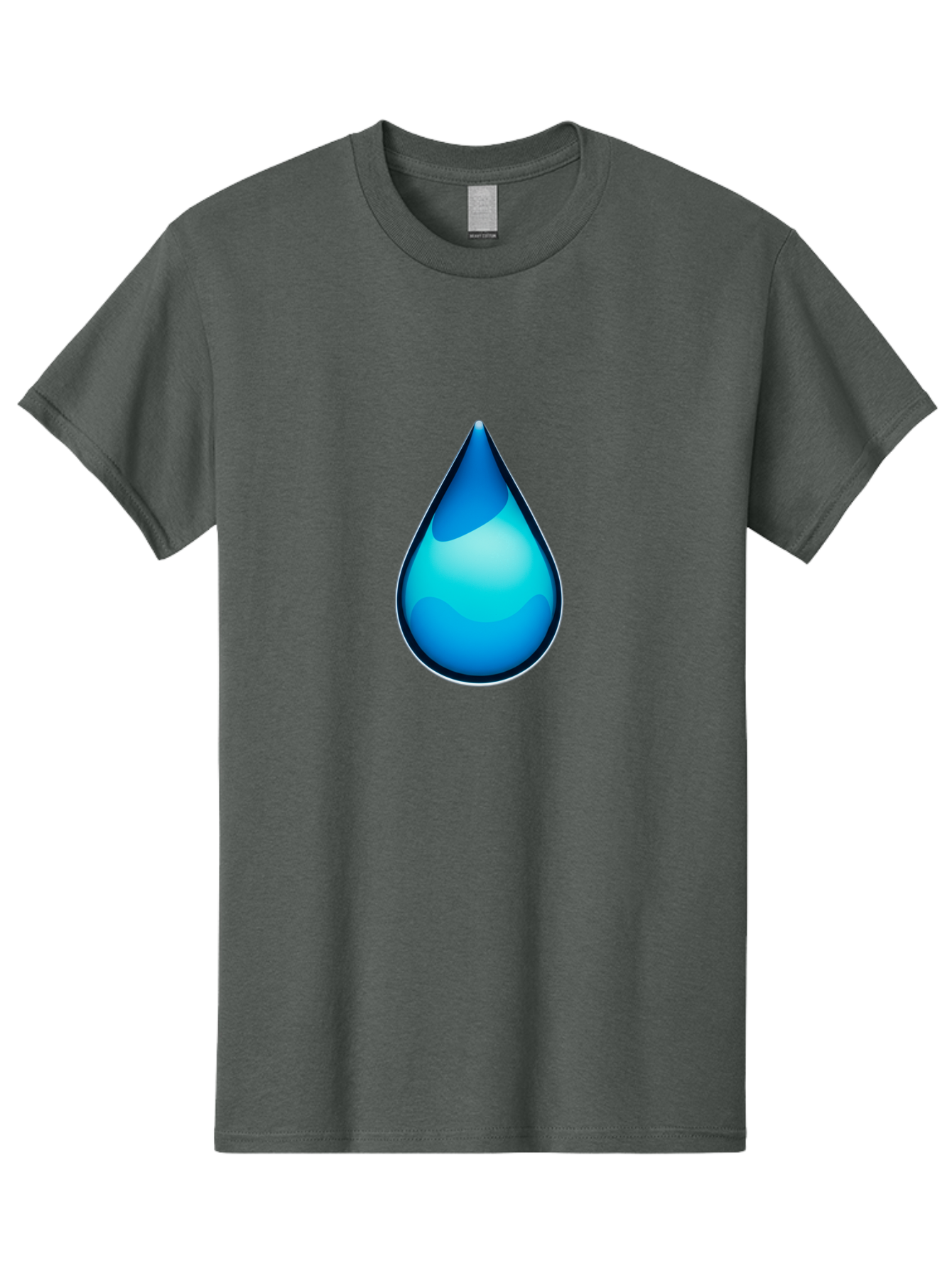 Water-Droplet-1 Men'S Graphic Tee, 100% Cotton, Comfortable Casual Summer Wear, Machine Washable, Vintage Camera, Old Camera, Antique Camera, Black Camera, Classic Photography, Photography Equipment, Nostalgic Device, Film Camera, Camera Art Bah360