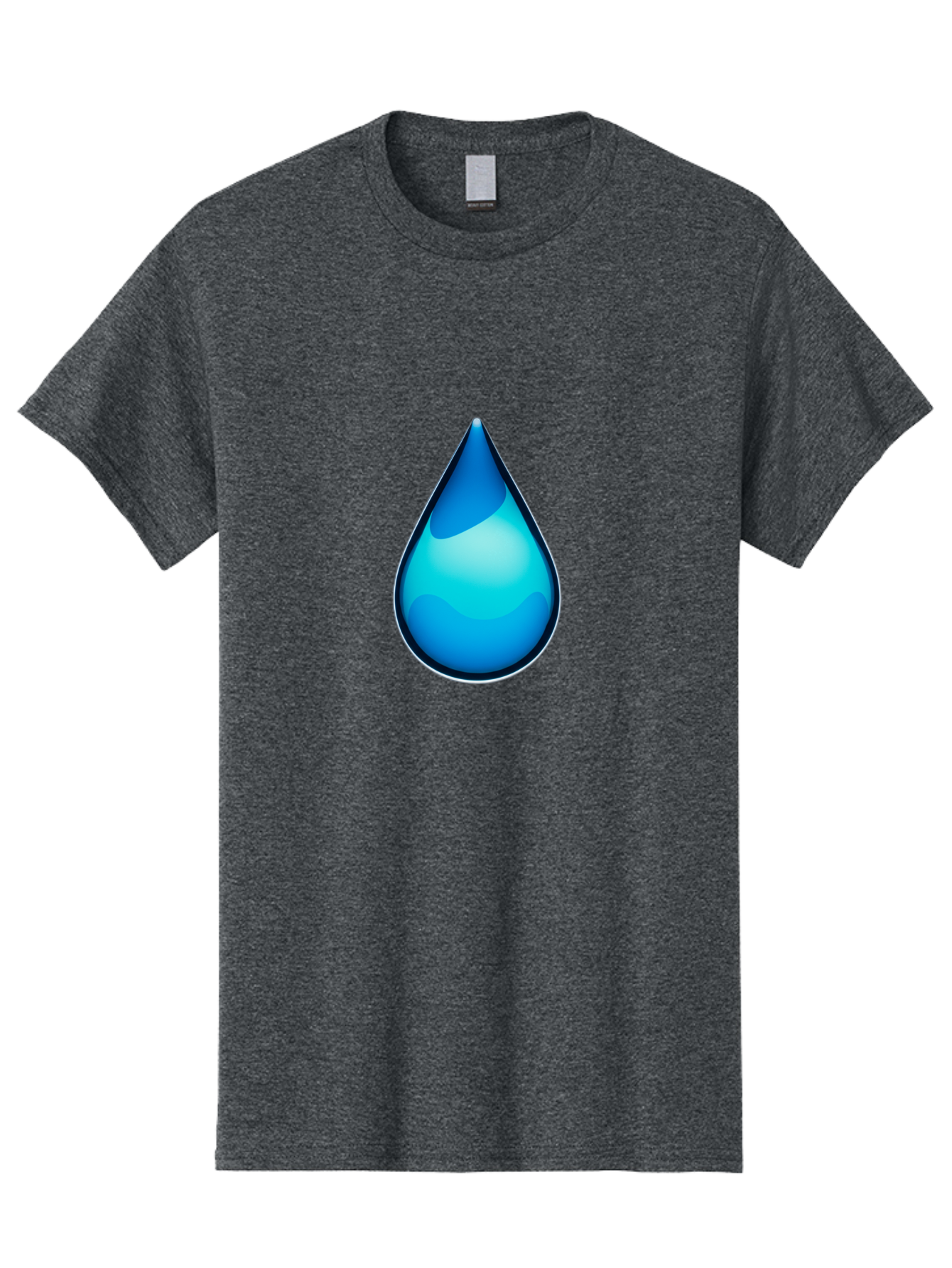 Water-Droplet-1 Men'S Graphic Tee, 100% Cotton, Comfortable Casual Summer Wear, Machine Washable, Vintage Camera, Old Camera, Antique Camera, Black Camera, Classic Photography, Photography Equipment, Nostalgic Device, Film Camera, Camera Art Bah360