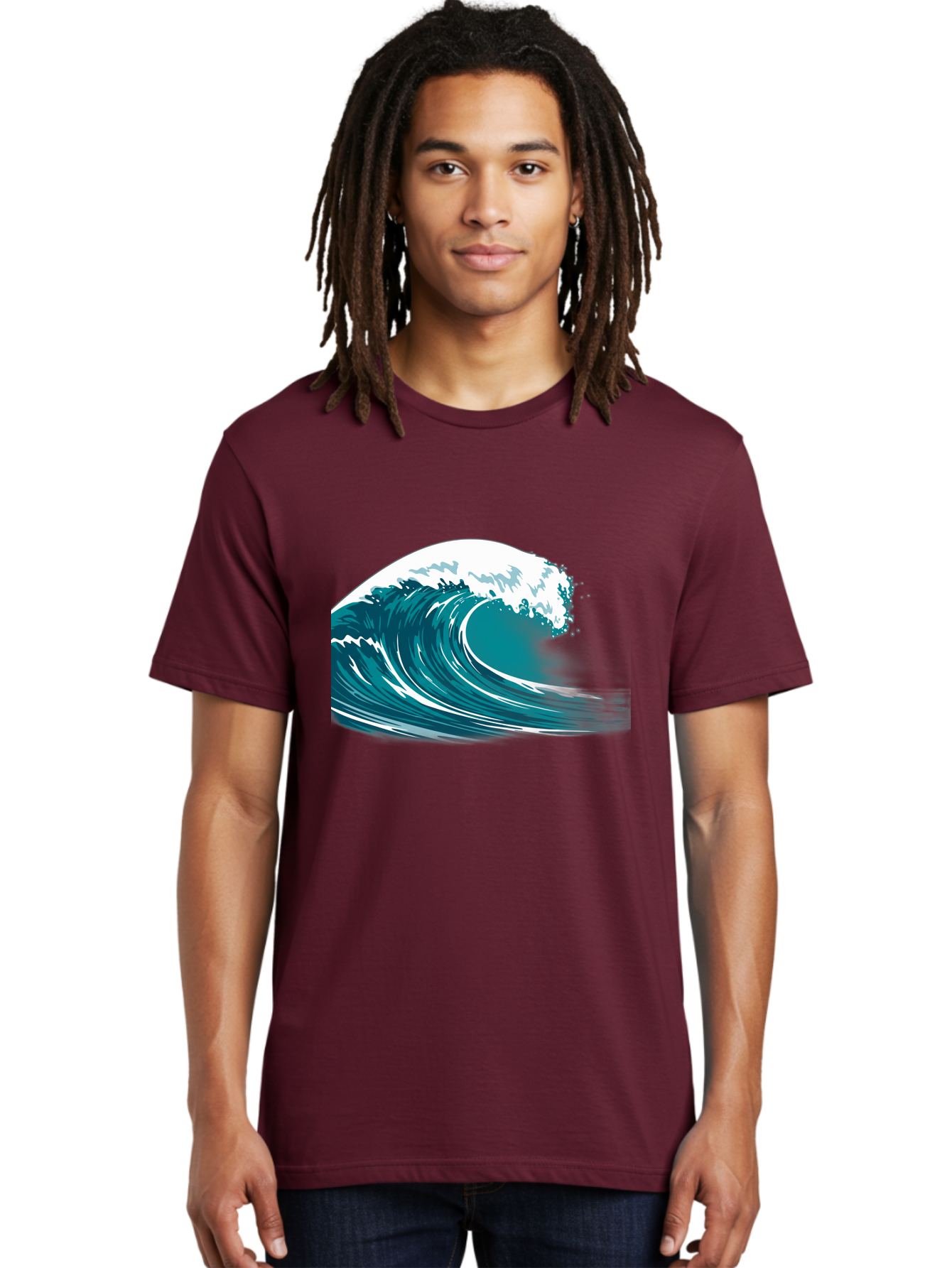 Wave Men'S Graphic Tee, 100% Cotton, Comfortable Casual Summer Wear, Machine Washable, Vintage Camera, Old Camera, Antique Camera, Black Camera, Classic Photography, Photography Equipment, Nostalgic Device, Film Camera, Camera Art Bah364